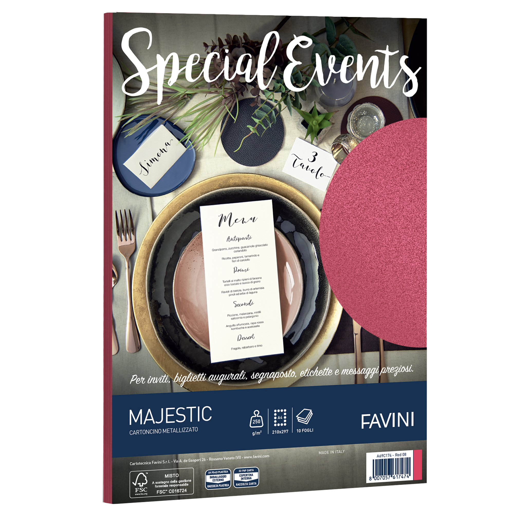 Carta metallizzata Special Events - A4 - 250 …