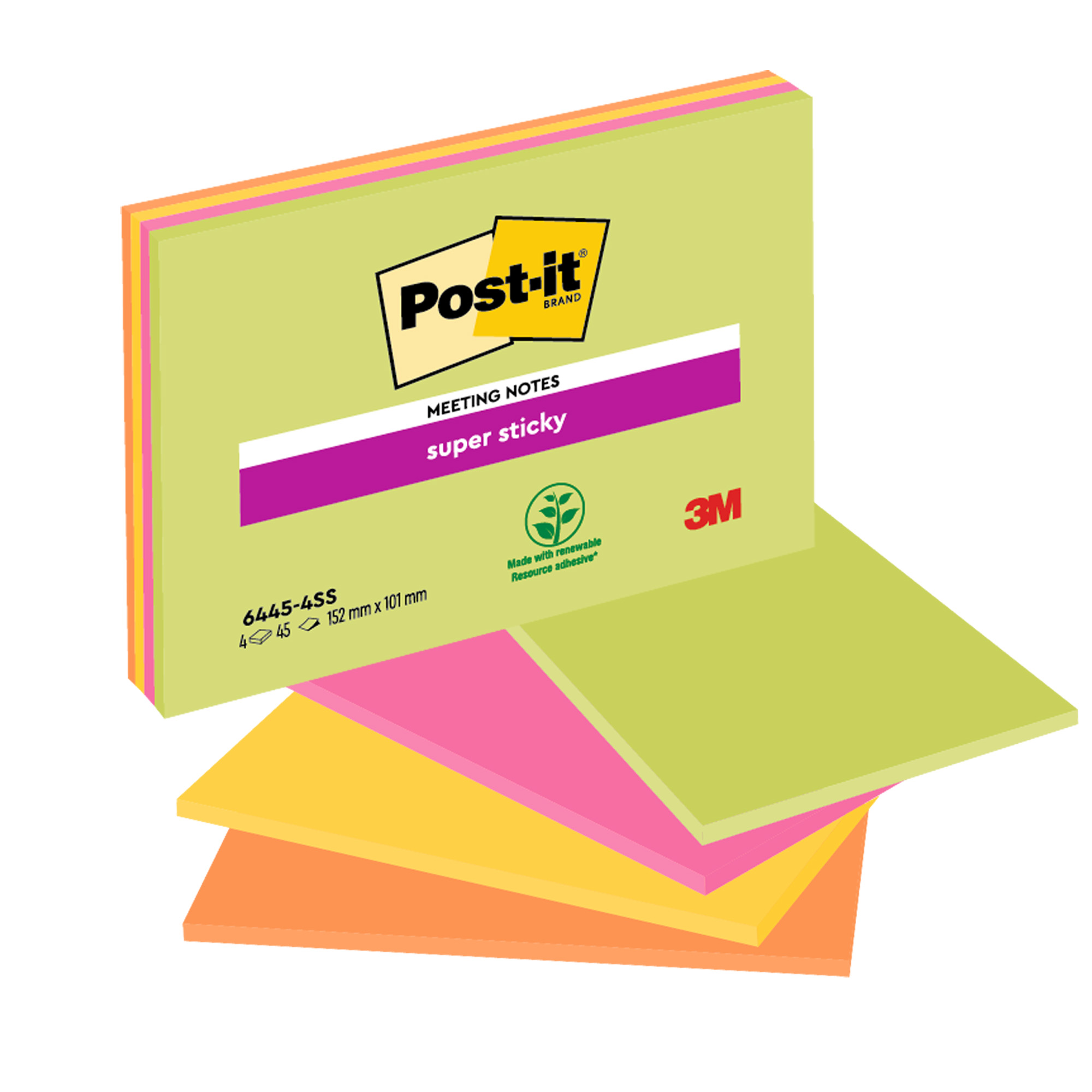 Blocco foglietti Post-it Super Sticky Meeting Notes - …