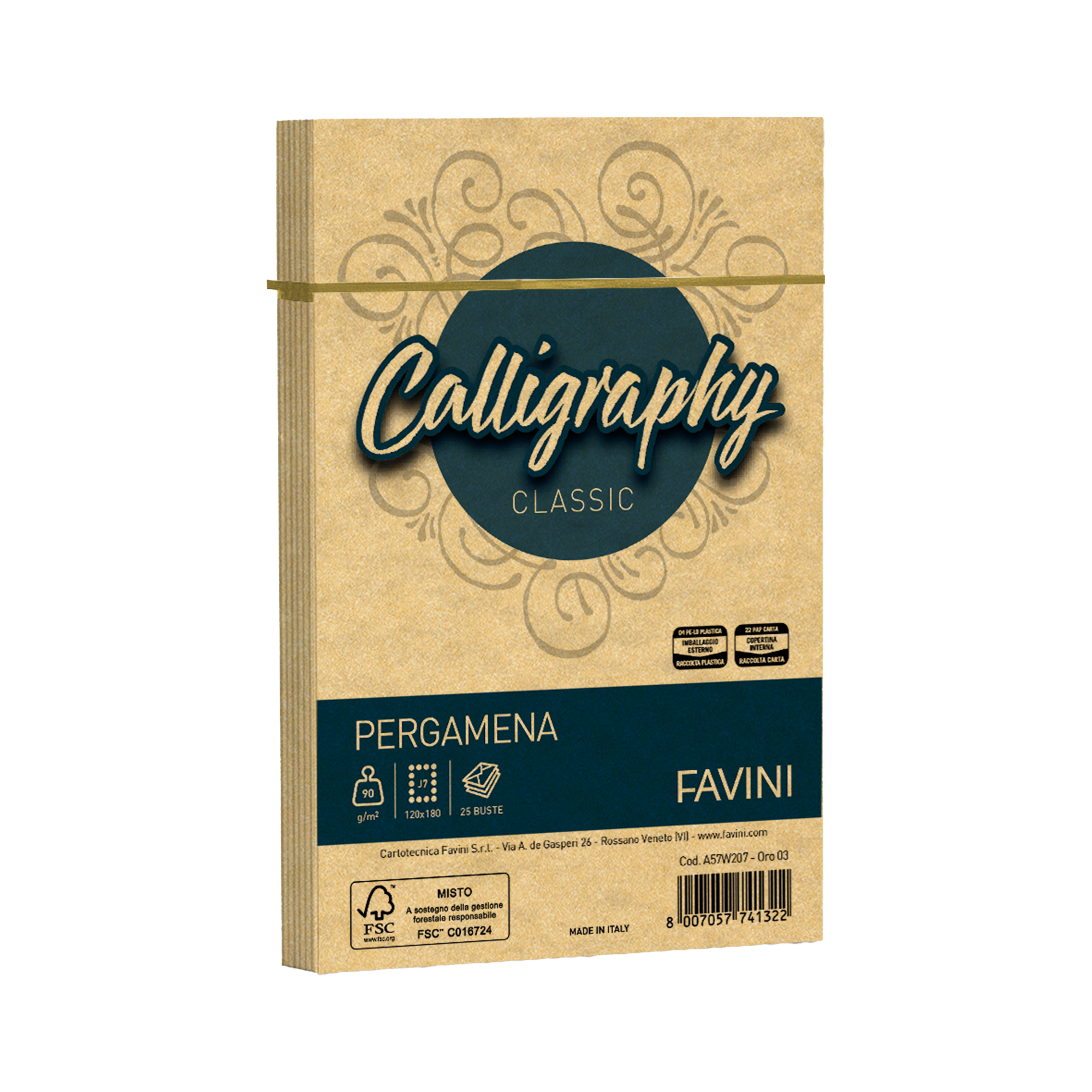 Busta Calligraphy Pergamena - 120 x 180 mm …