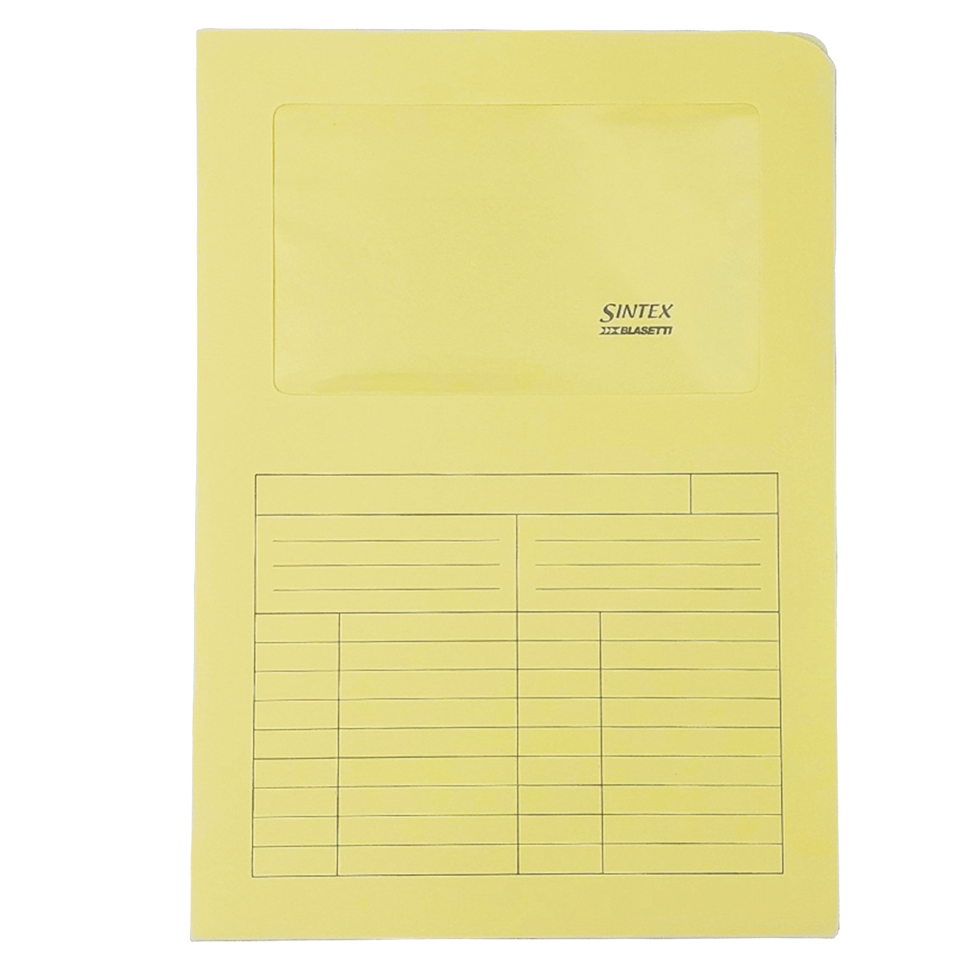 Cartellina a L con finestra Sintex - 120 …