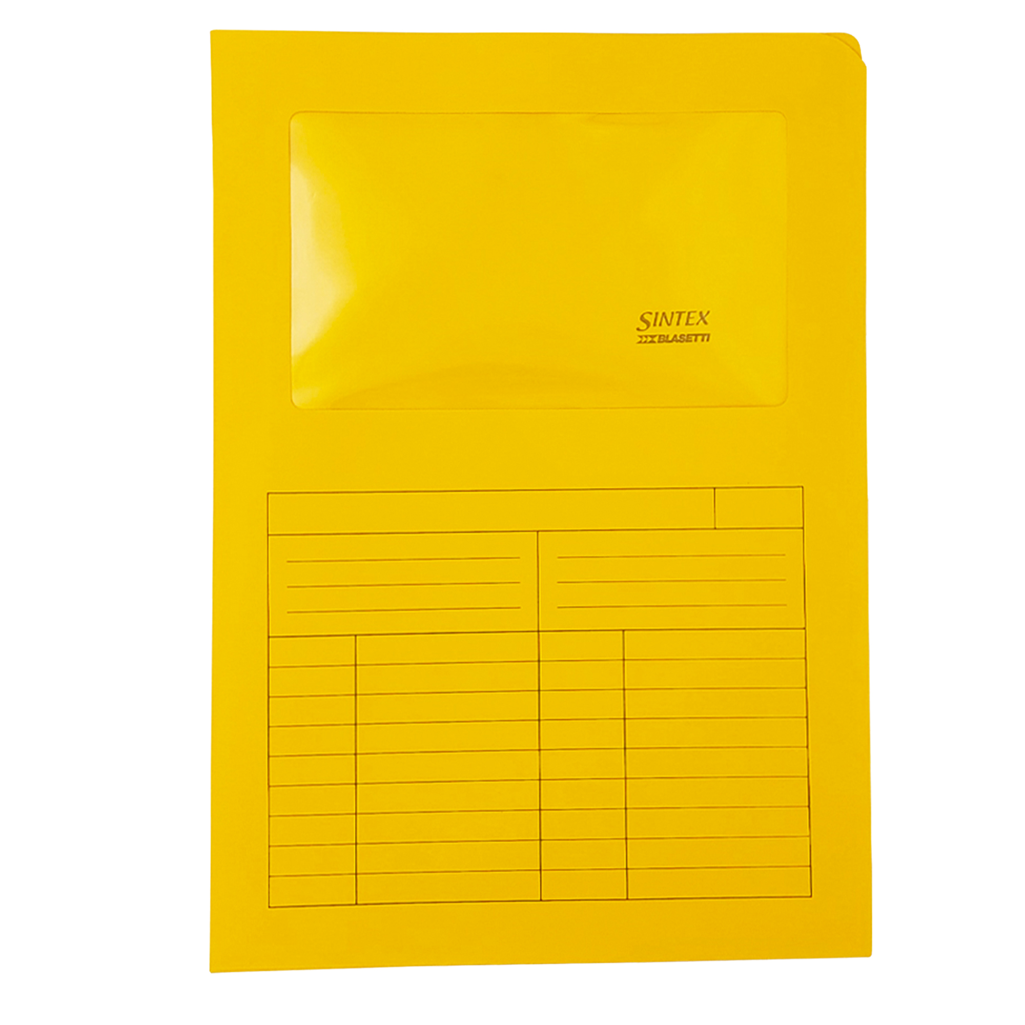 Cartellina a L con finestra Sintex - 120 …
