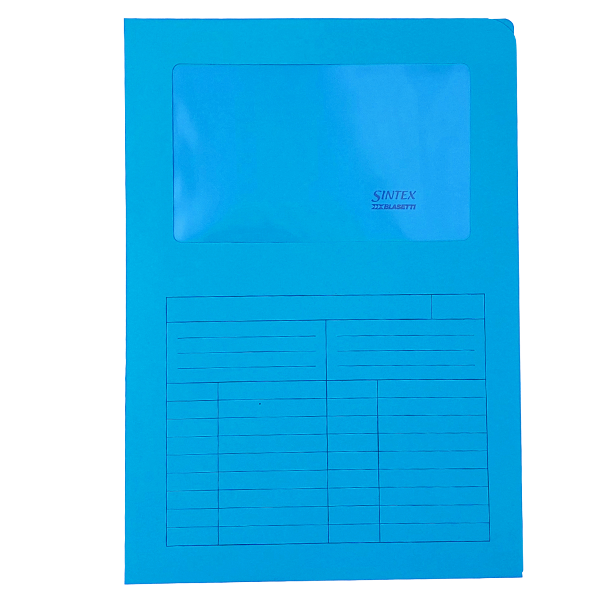 Cartellina a L con finestra Sintex - 120 …