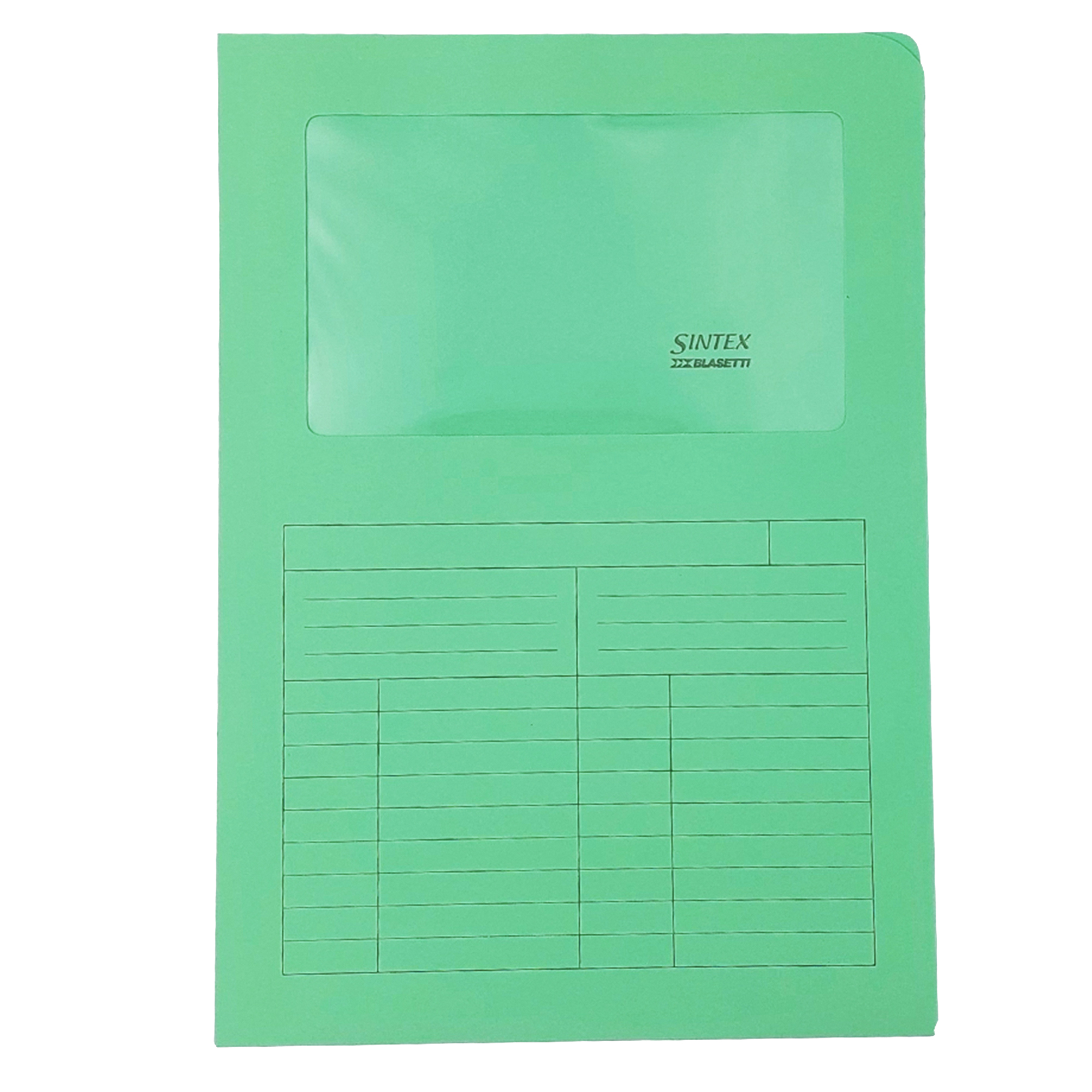 Cartellina a L con finestra Sintex - 120 …