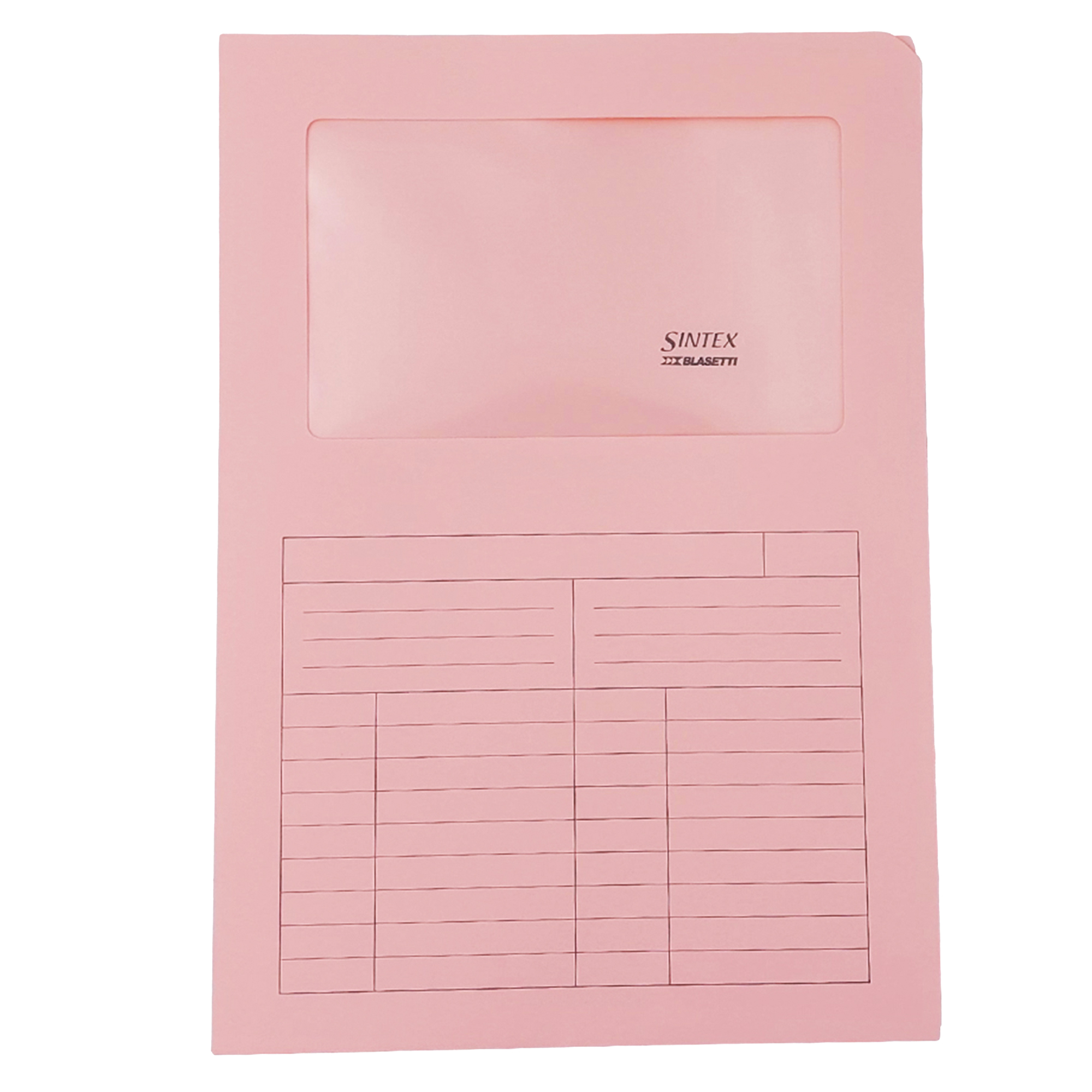 Cartellina a L con finestra Sintex - 120 …
