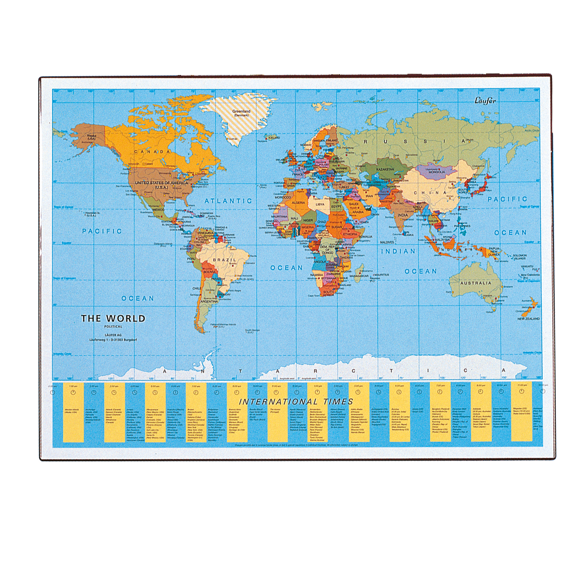 Sottomano Geographic Planisfero Läufer - 40 x 53 …