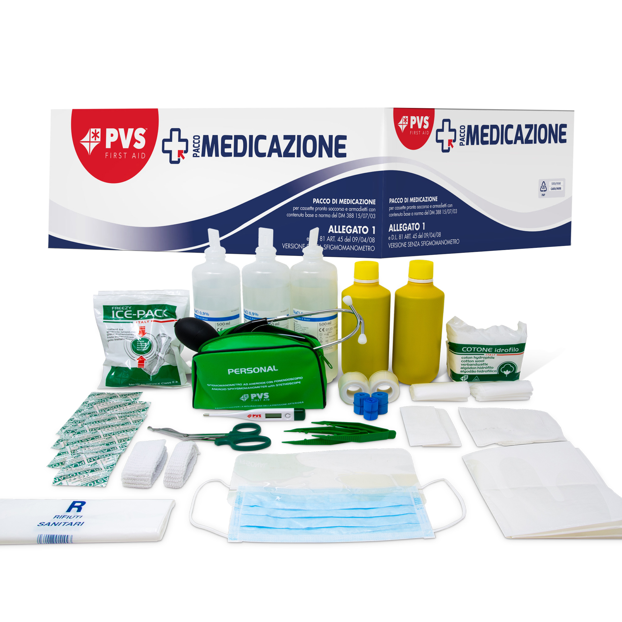 Kit di reintegro pronto soccorso - senza sfigmomanometro …