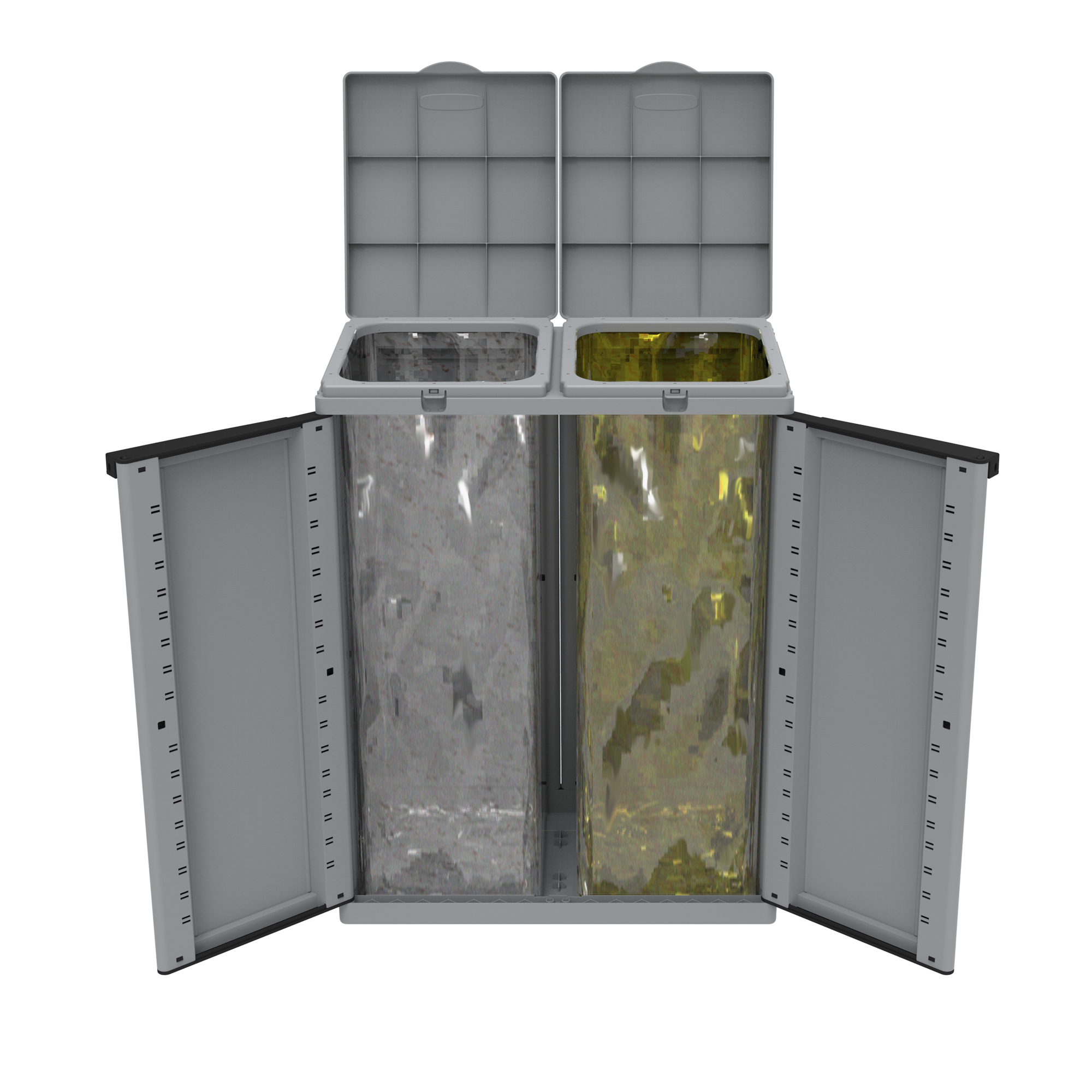 Contenitore EcoCab 2 per raccolta differenziata - 68x39x88,7 …
