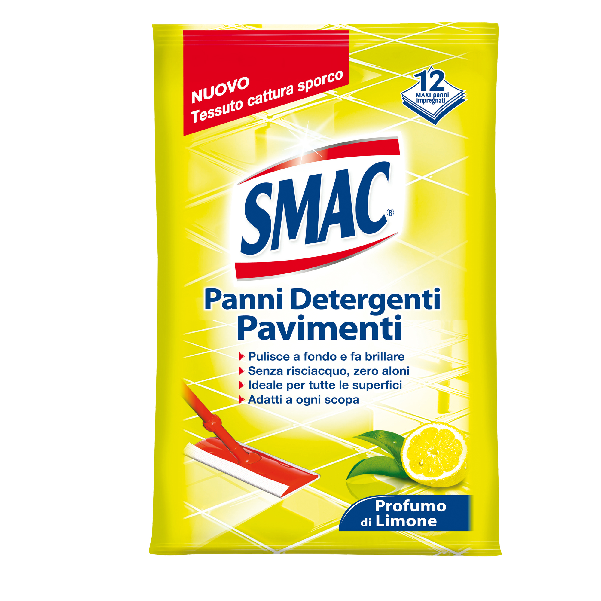 Panni Smac System pavimenti e multiuso - limone …