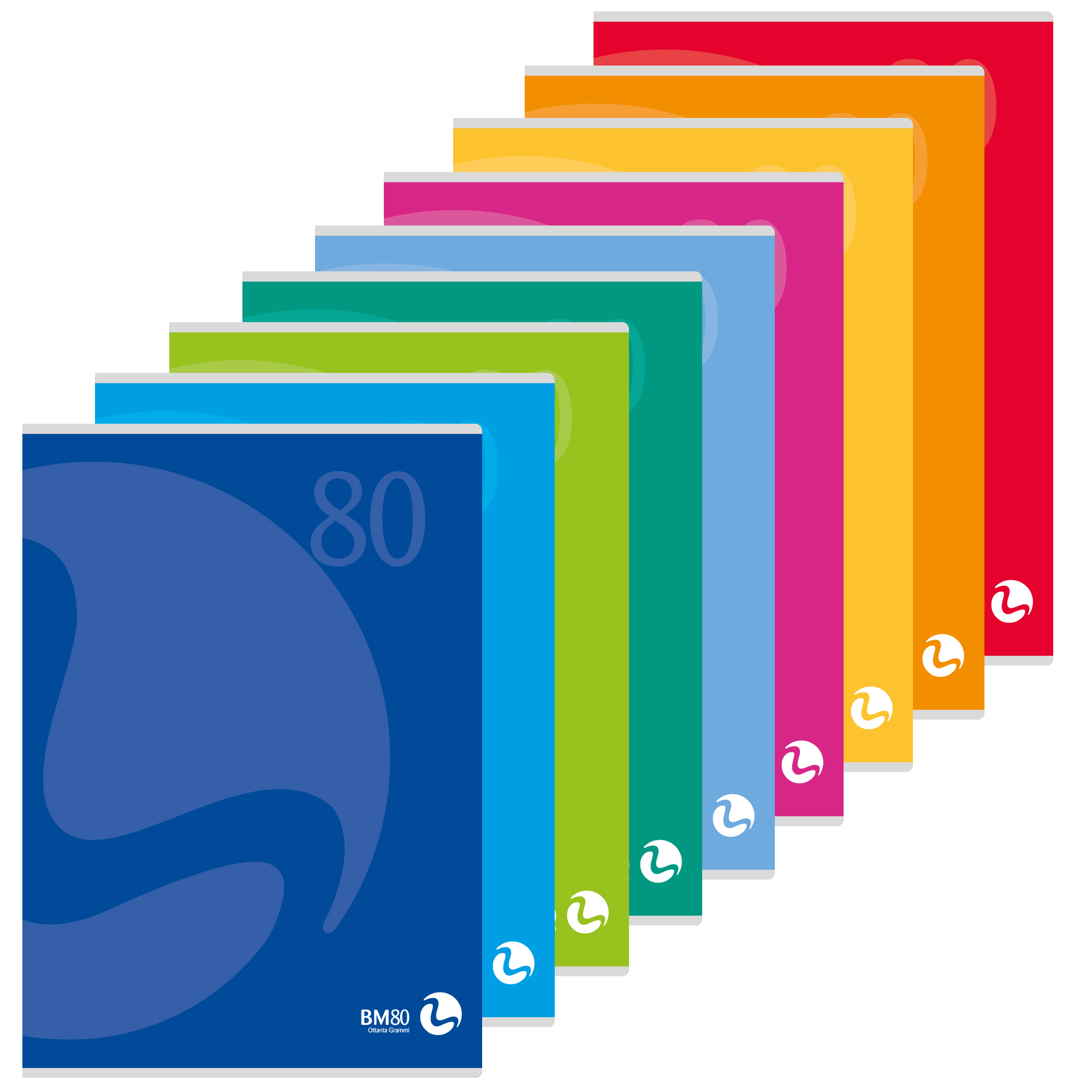 Maxiquaderno Color 80 - A4 -10mm - 80 …