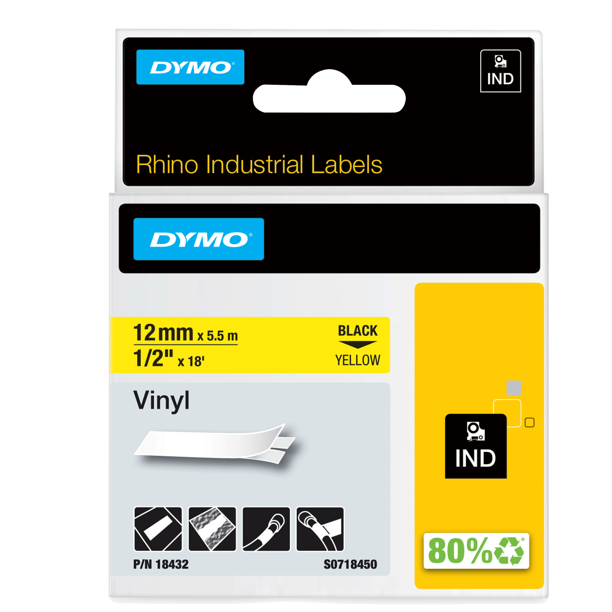 Nastro Rhino 18432 - 12 mm x 5,5 …