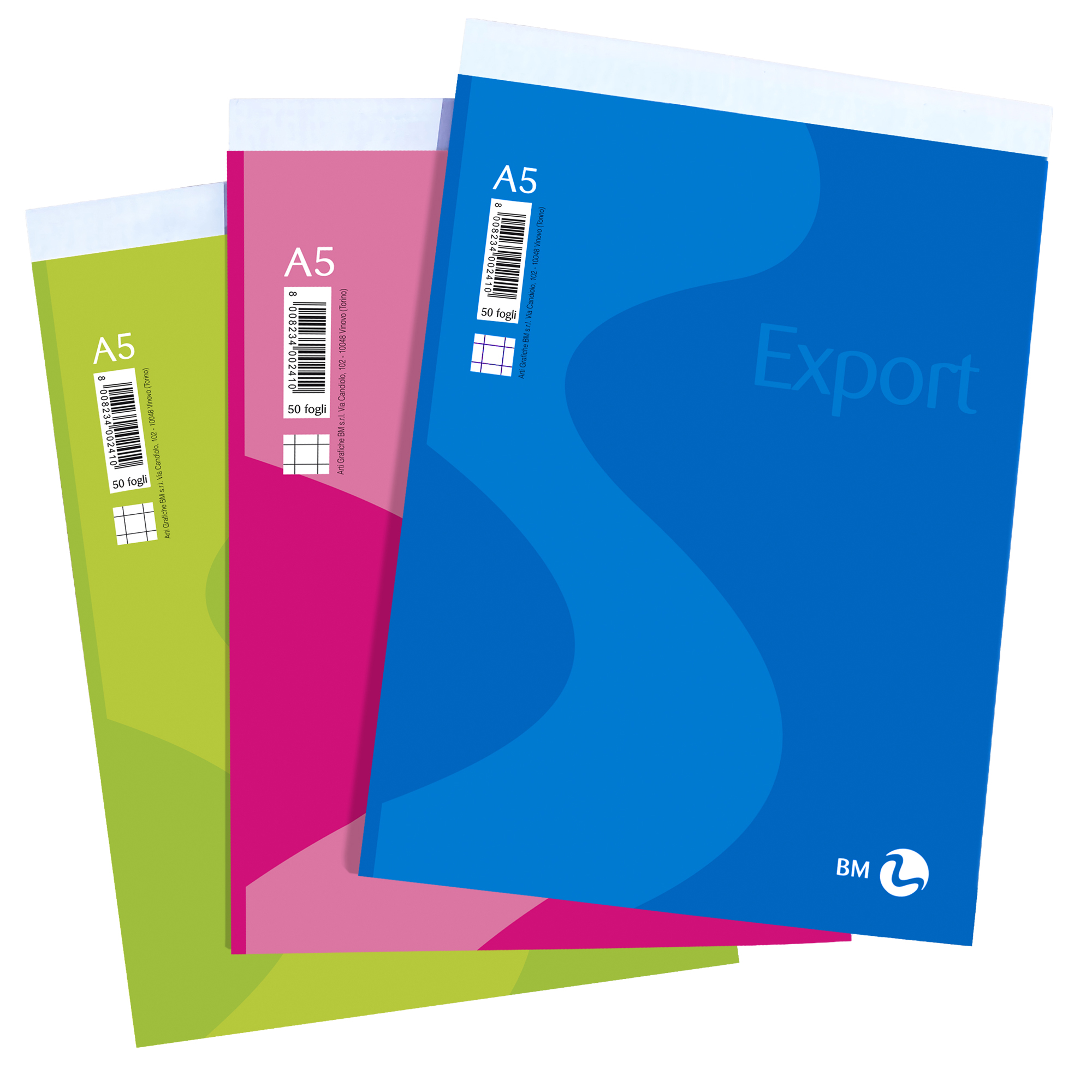Blocco note Export - 5mm - 150 x …