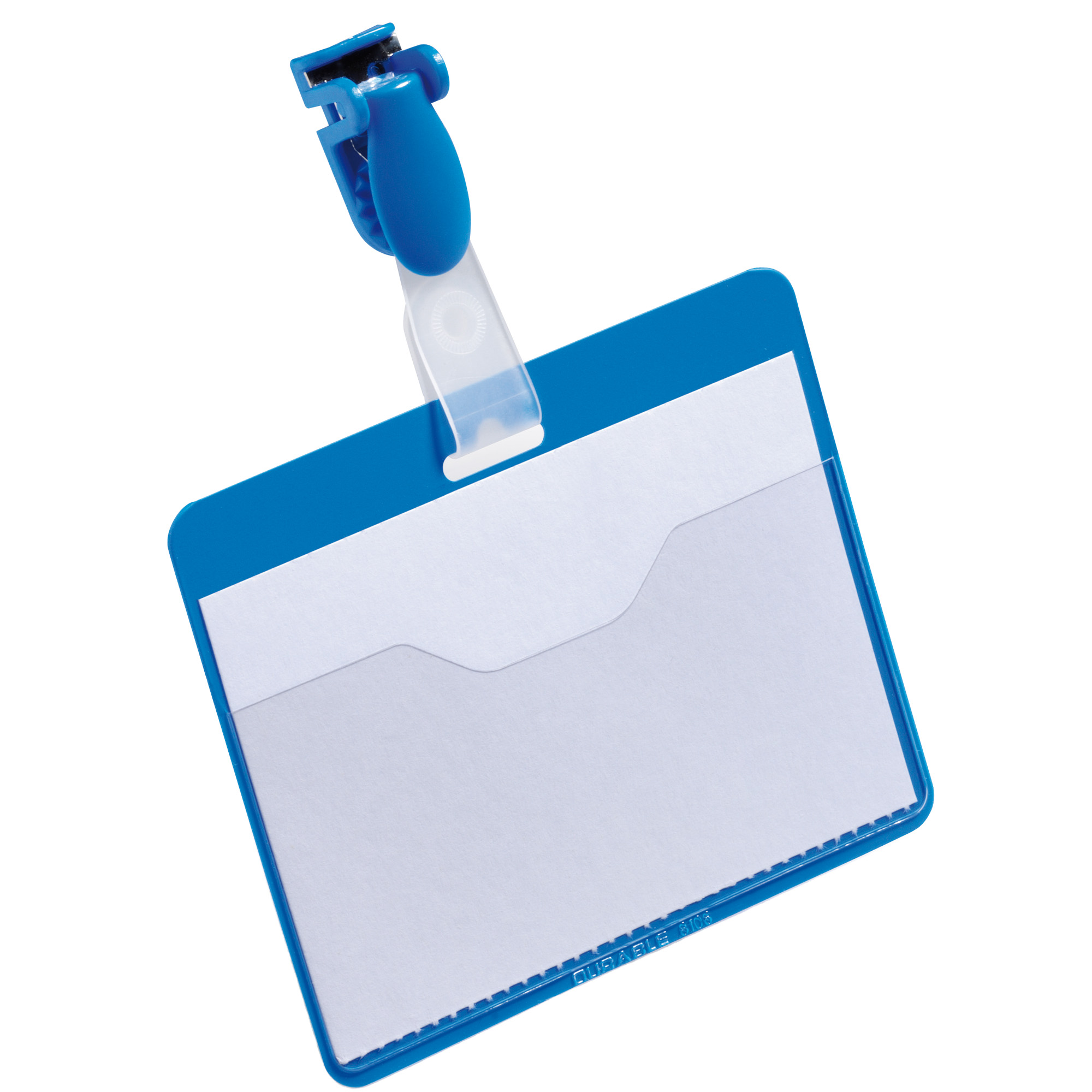 Portanome a tasca aperta - clip in plastica …