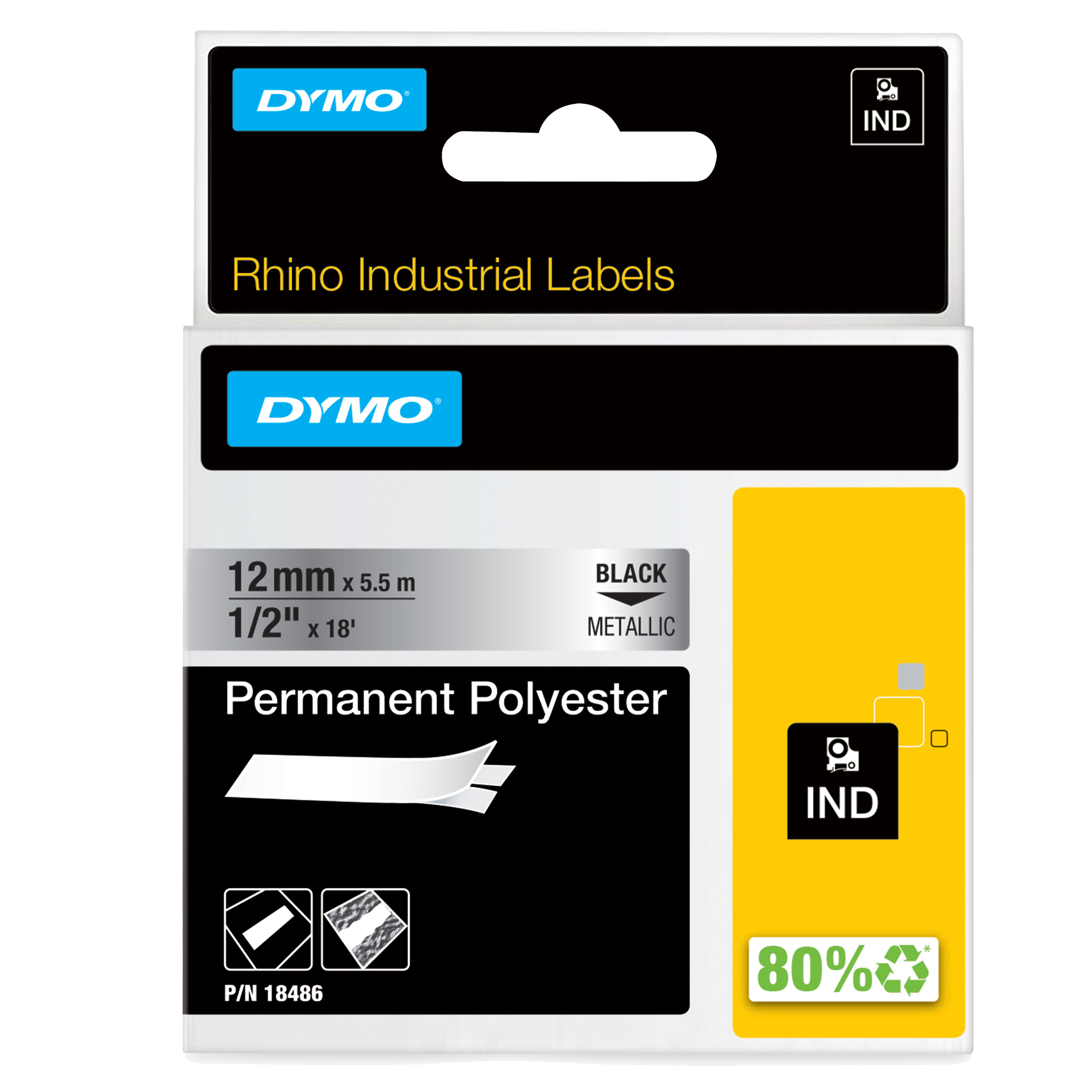 Nastro Rhino 18486 - 12 mm x 5,5 …