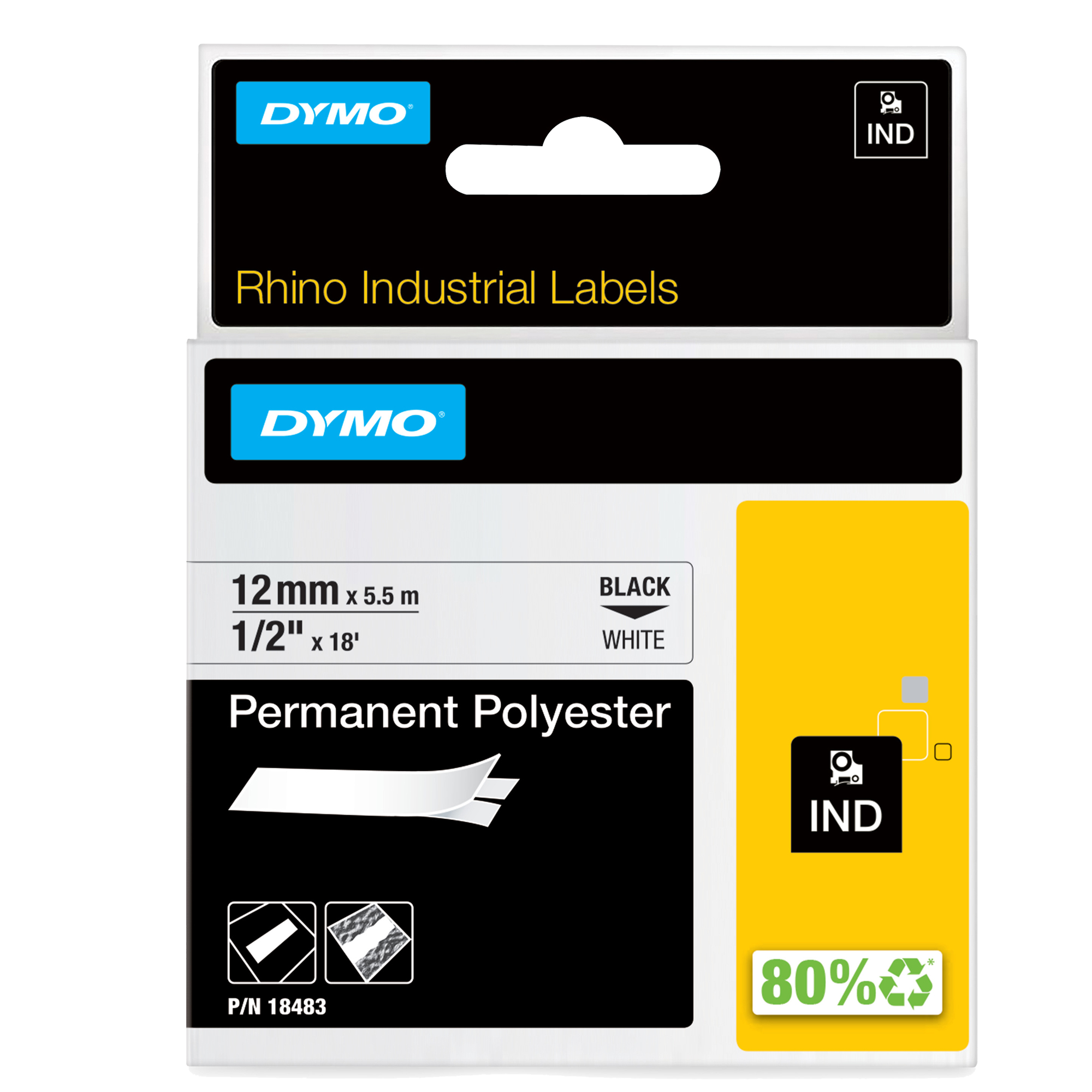 Nastro Rhino 18483 - 12 mm x 5,5 …