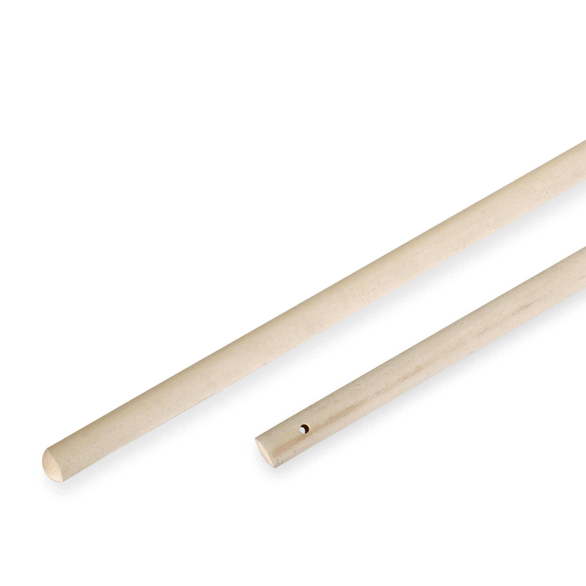 Manico in legno con foro - lunghezza 140 …