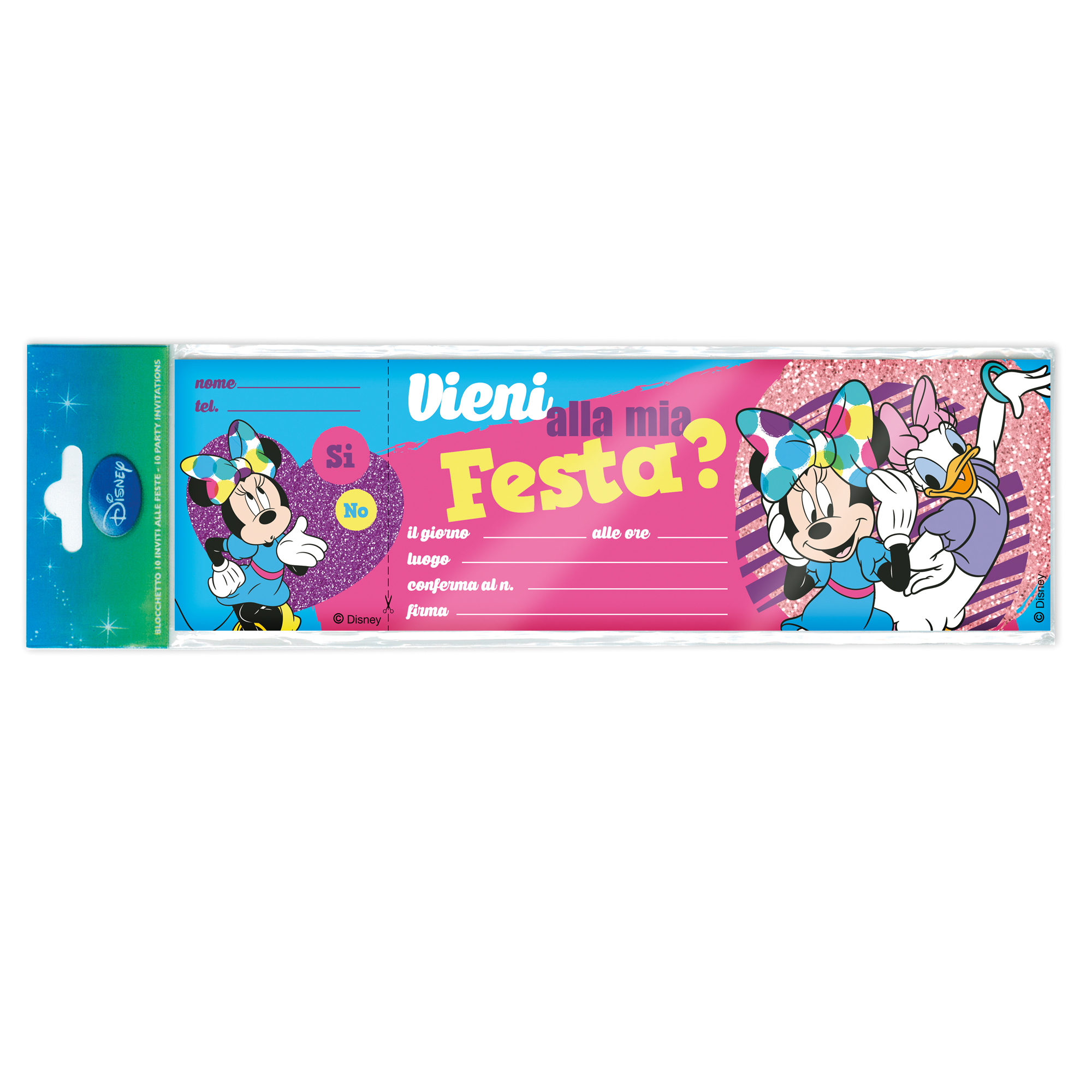 Blocchetto invito alla festa Minnie Disney - 24,8 …