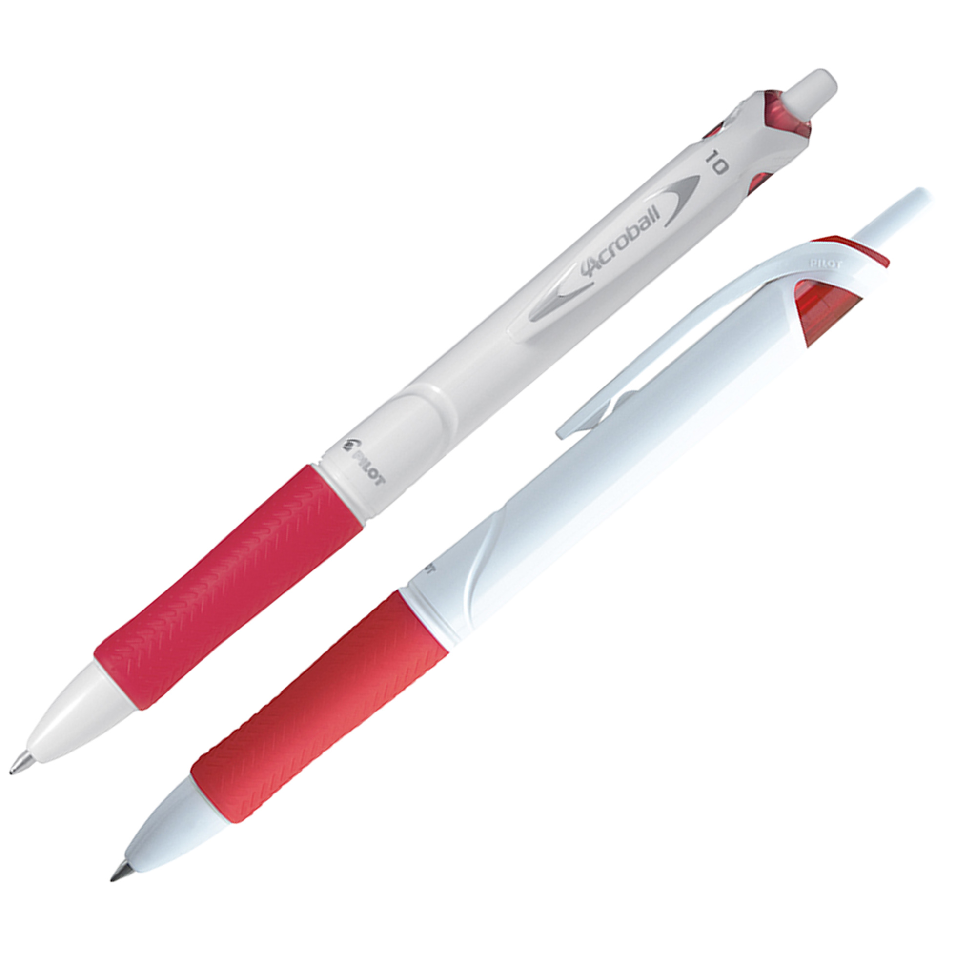 Penna a sfera a scatto Acroball Pure White …