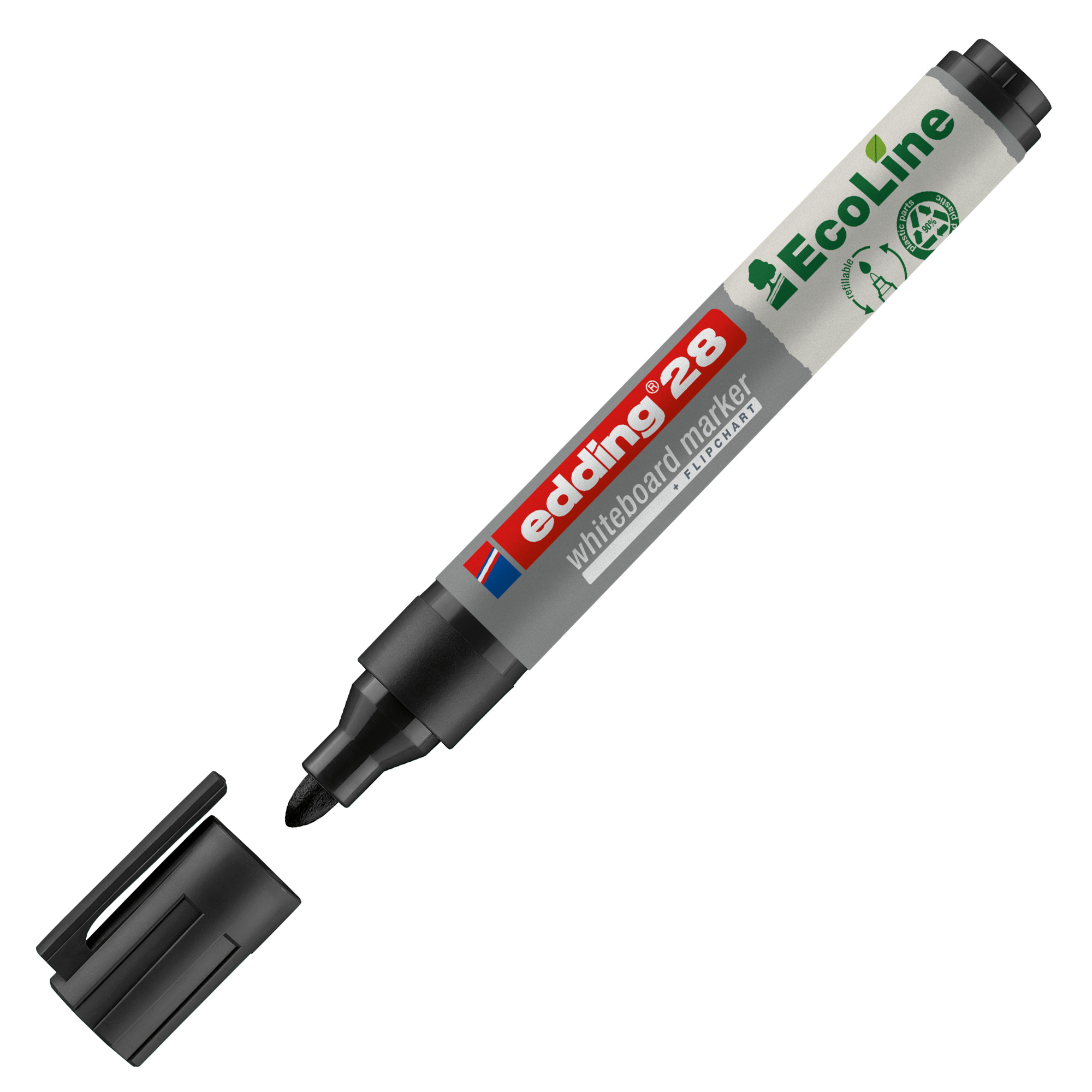 Marcatore per lavagne bianche Edding 28 EcoLine punta …