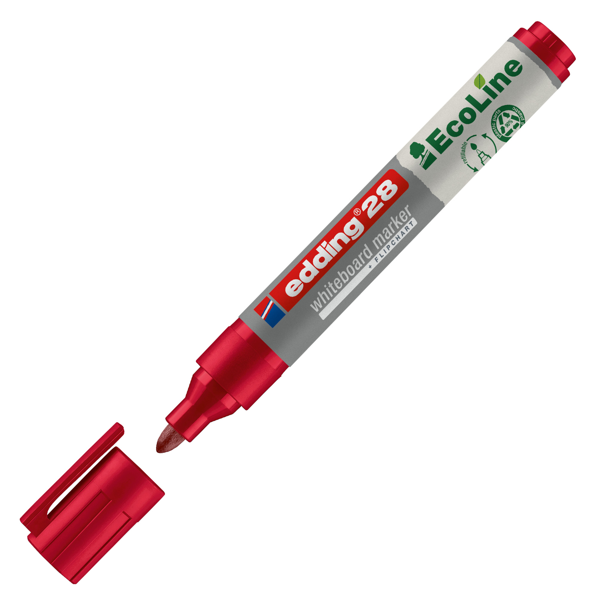 Marcatore per lavagne bianche Edding 28 EcoLine punta …