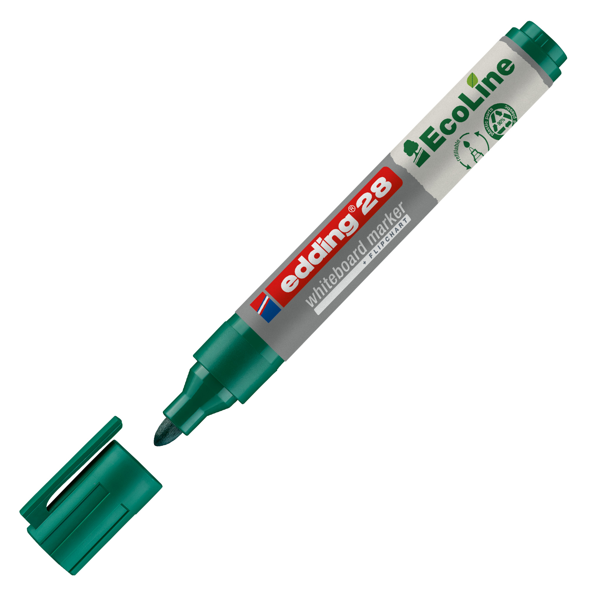 Marcatore per lavagne bianche Edding 28 EcoLine punta …