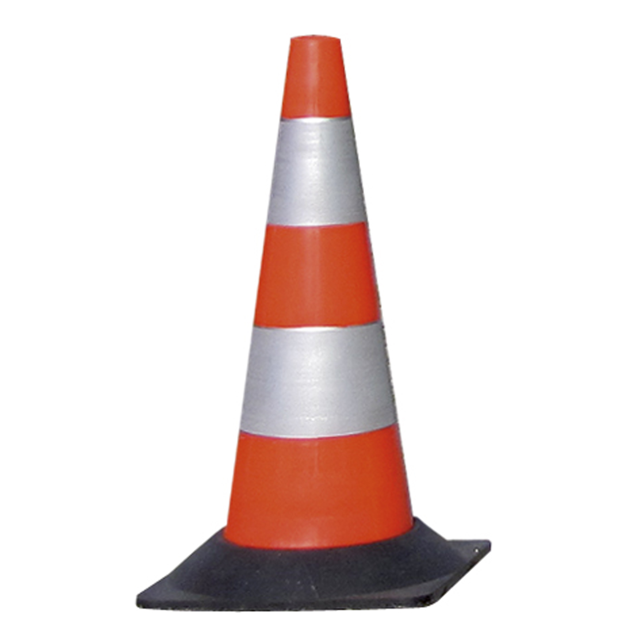 Cono segnaletico - rifrangente - H 50 cm …