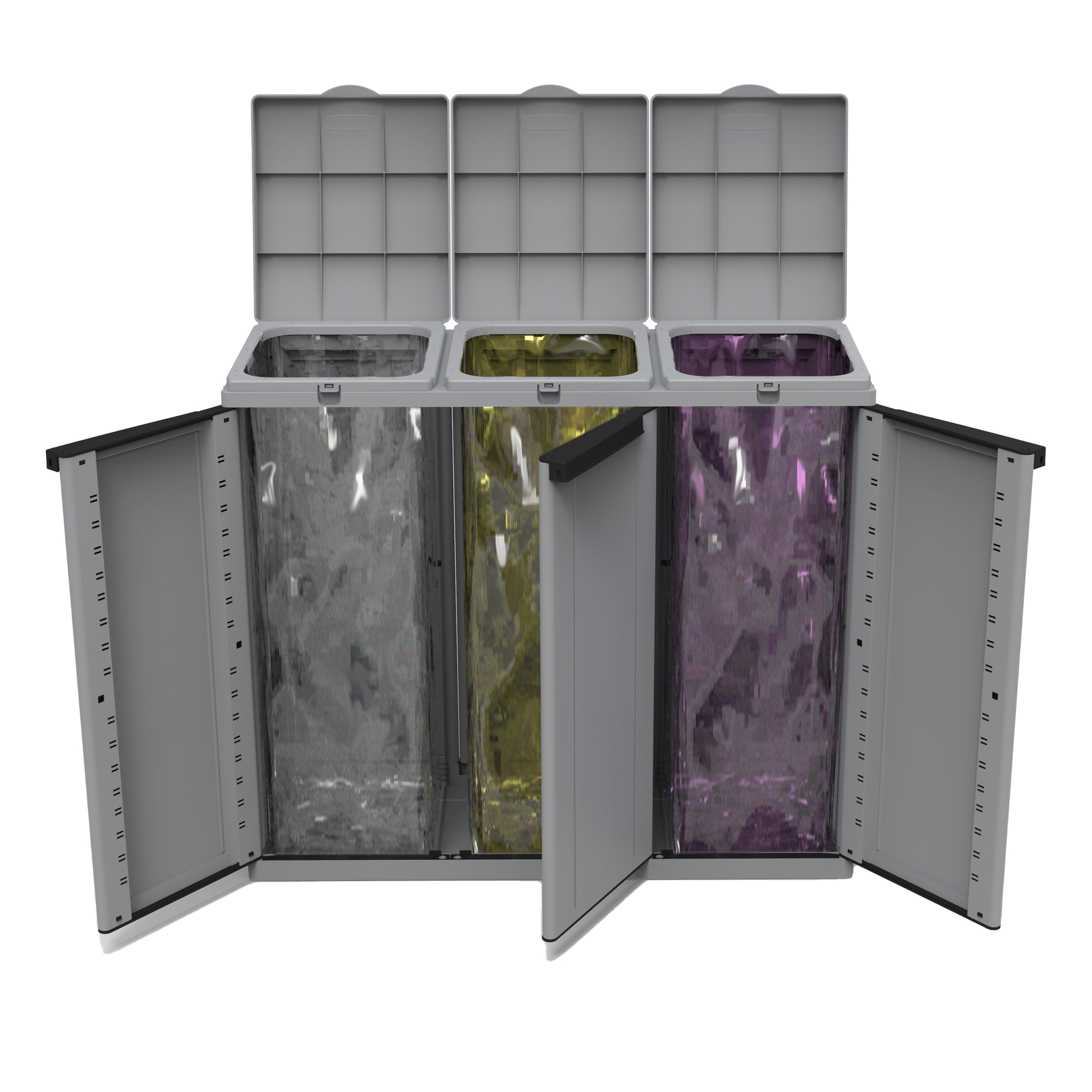 Contenitore EcoCab 3 per raccolta differenziata - 102x39x88,7 …