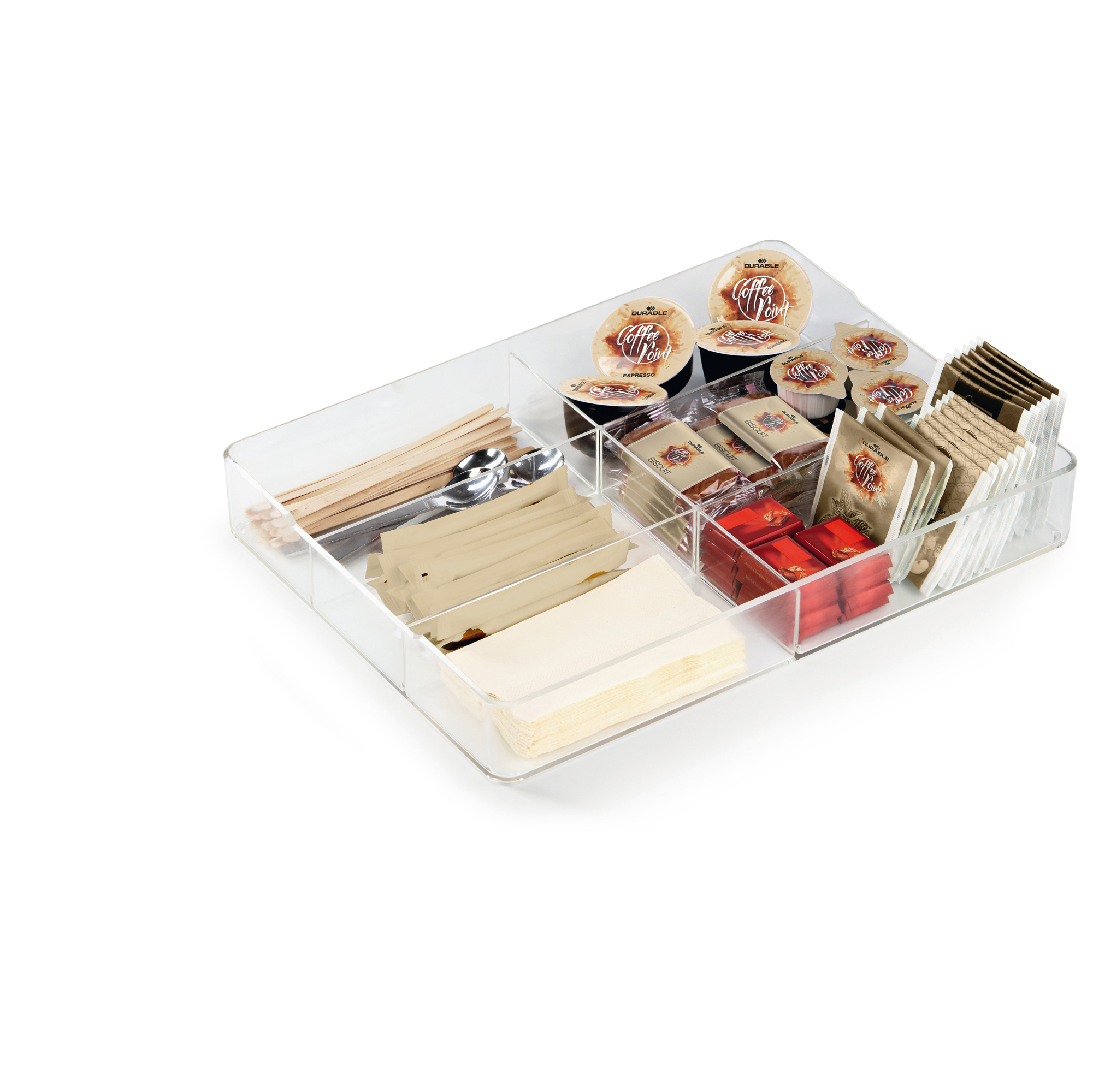 Organizer da cassetto Coffee Point - 4,8x24,2x32,9 cm …
