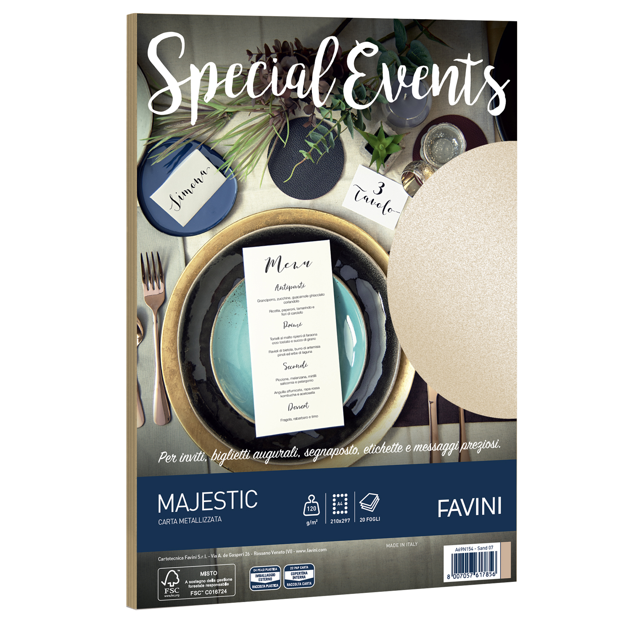 Carta metallizzata Special Events - A4 - 120 …