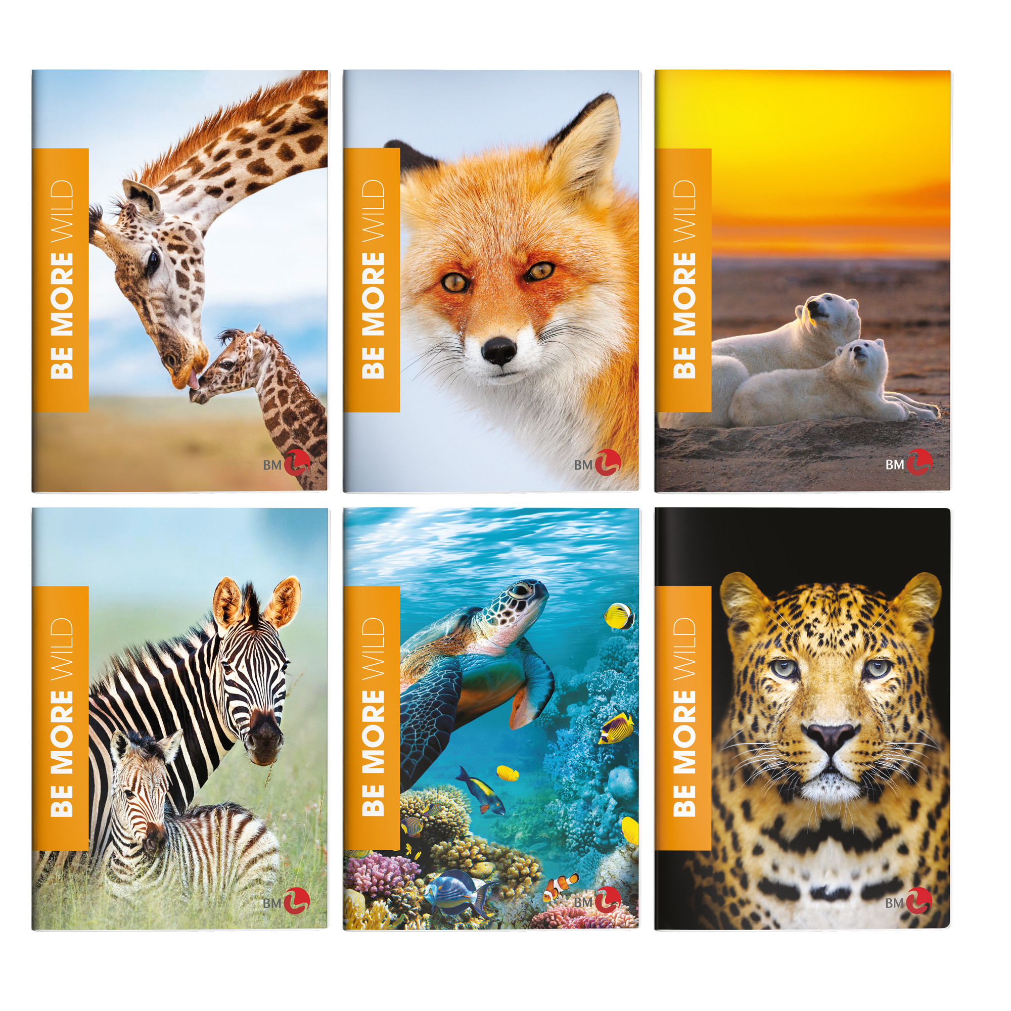 Maxiquaderno Be More Wild - A4 - rigo …