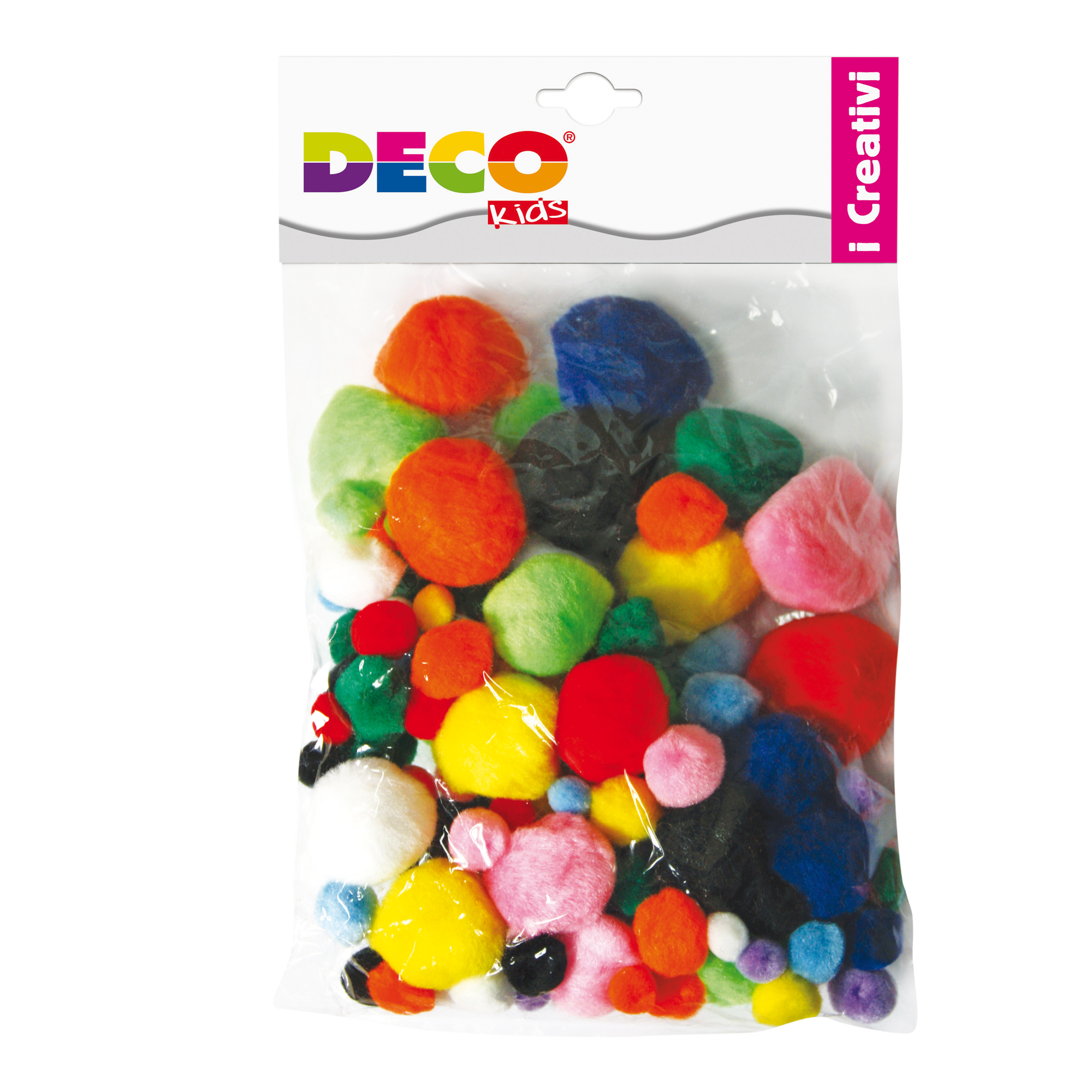 Pompon - colori assortiti - Deco - busta …