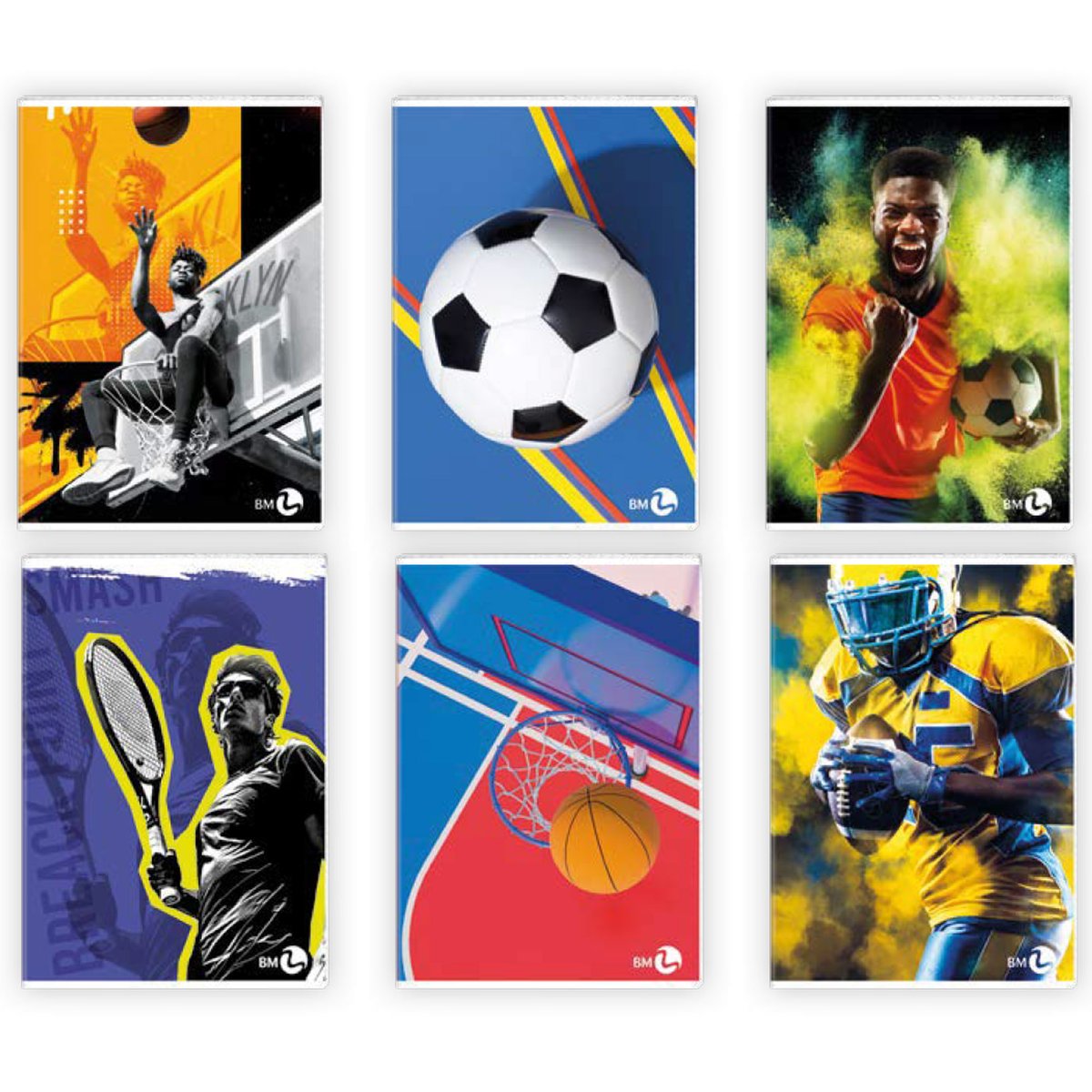 Maxiquaderno Sport fantasia - A4 - 1 rigo …