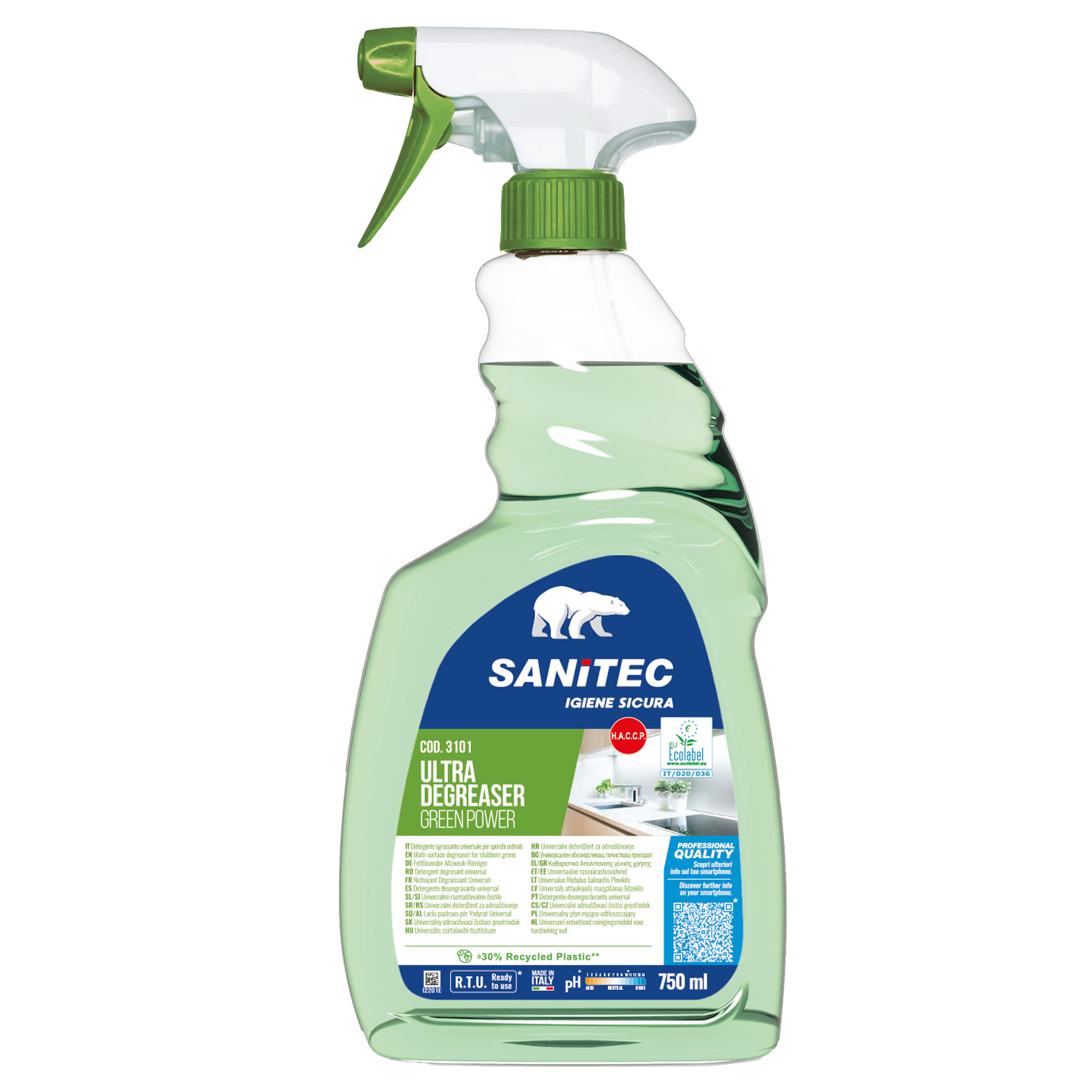 Sgrassatore universale Ultra Degreaser Green Power - trigger …