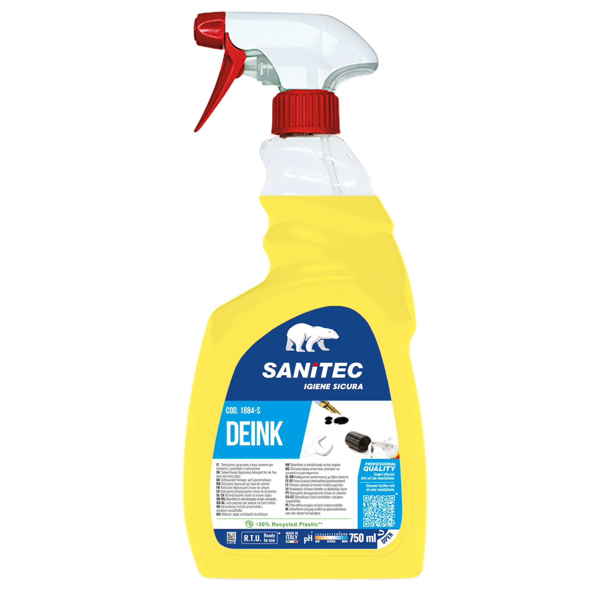 Sanitec DEINK - Smacchiatore - liquido - spray …