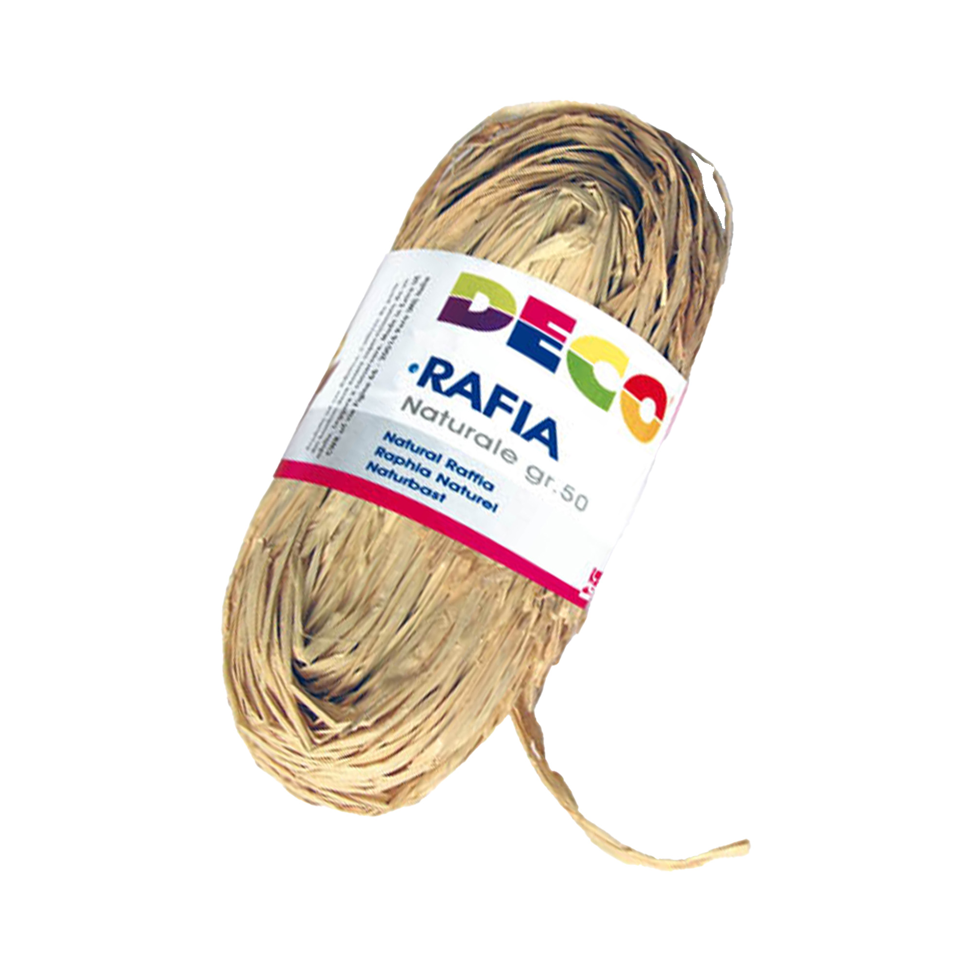 Rafia - colore naturale - 50 gr - …
