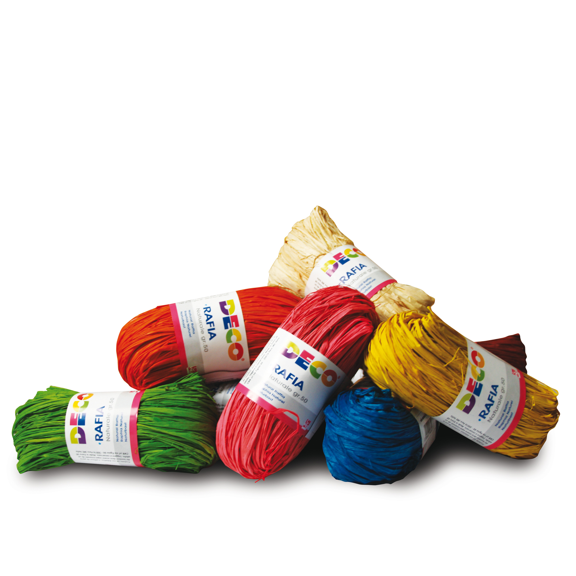 Rafia - colori assortiti - Deco - conf. …