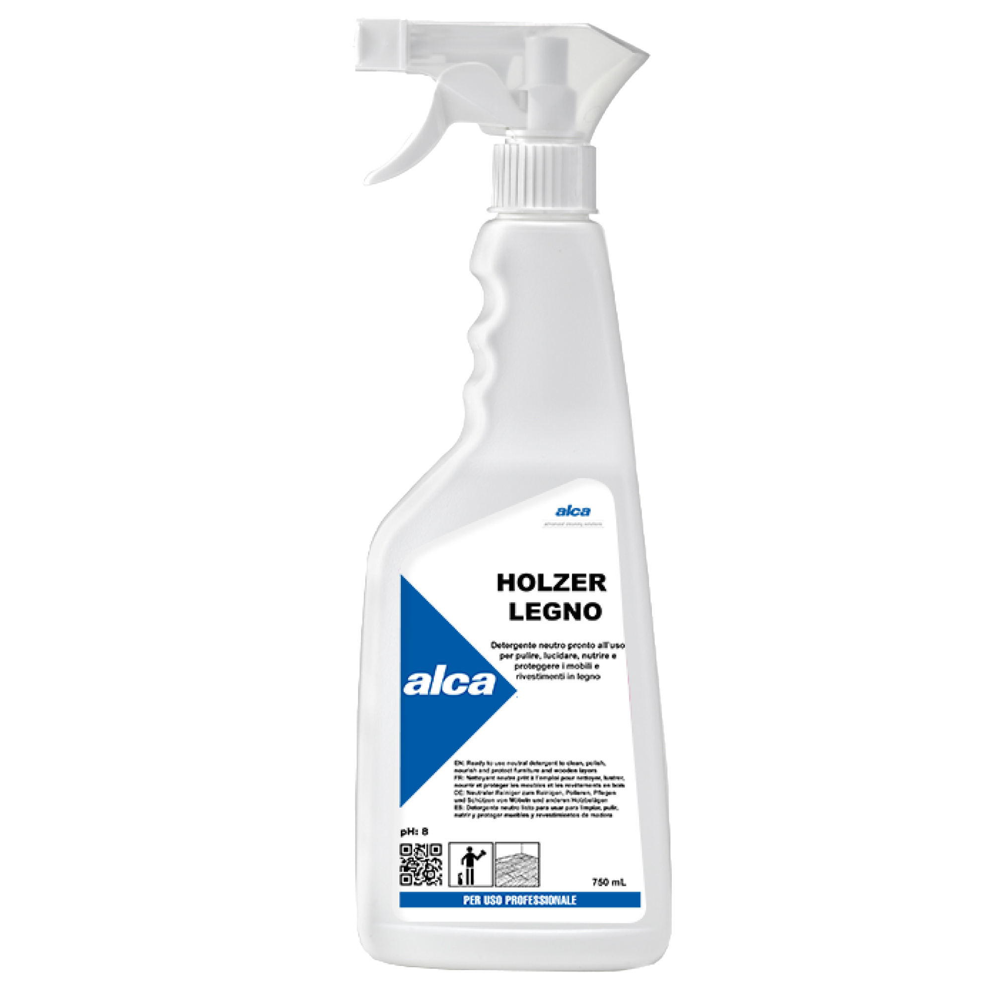 Detergente legno Holzer - trigger da 750 ml …