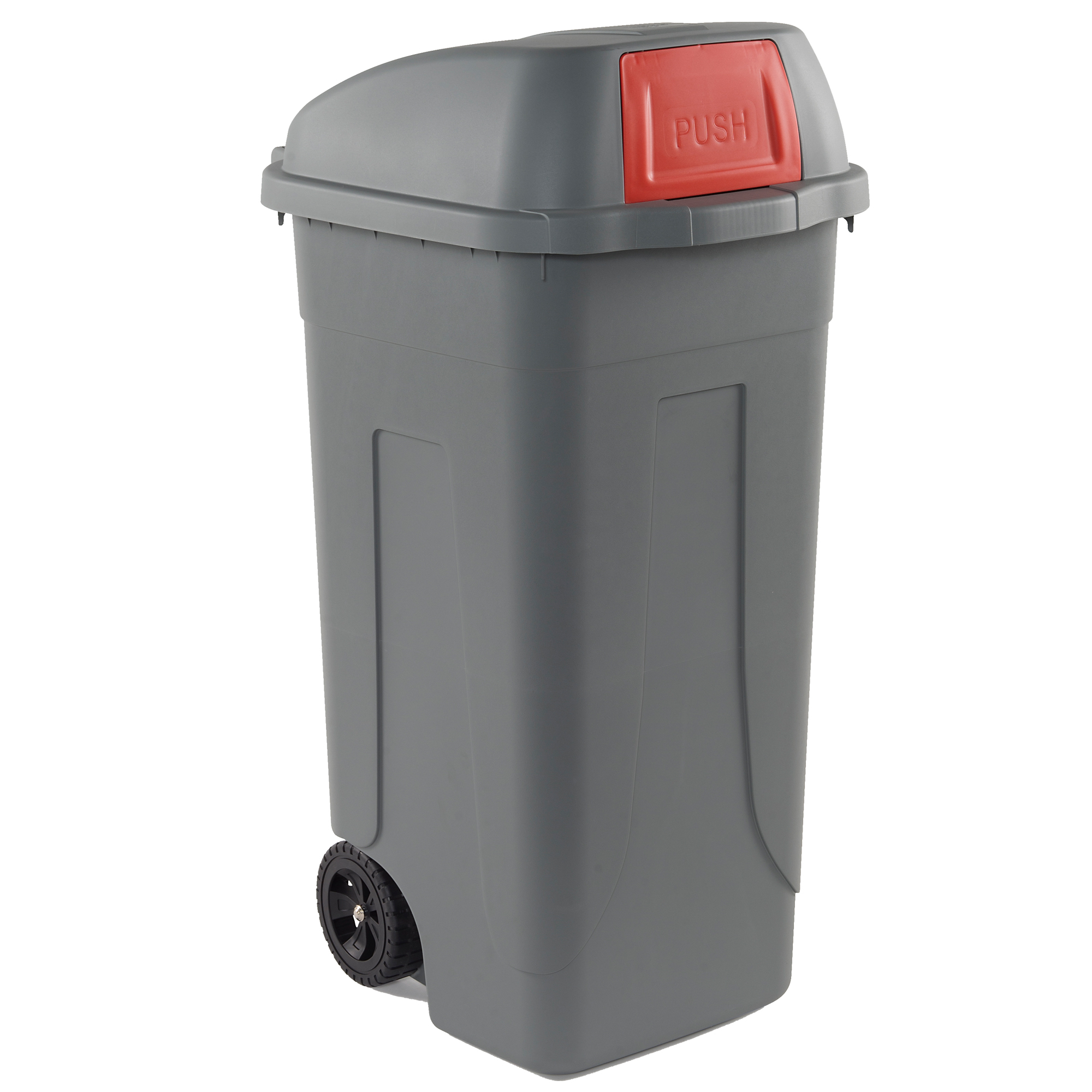 Bidone mobile Push - con coperchio - 49x54x95 …