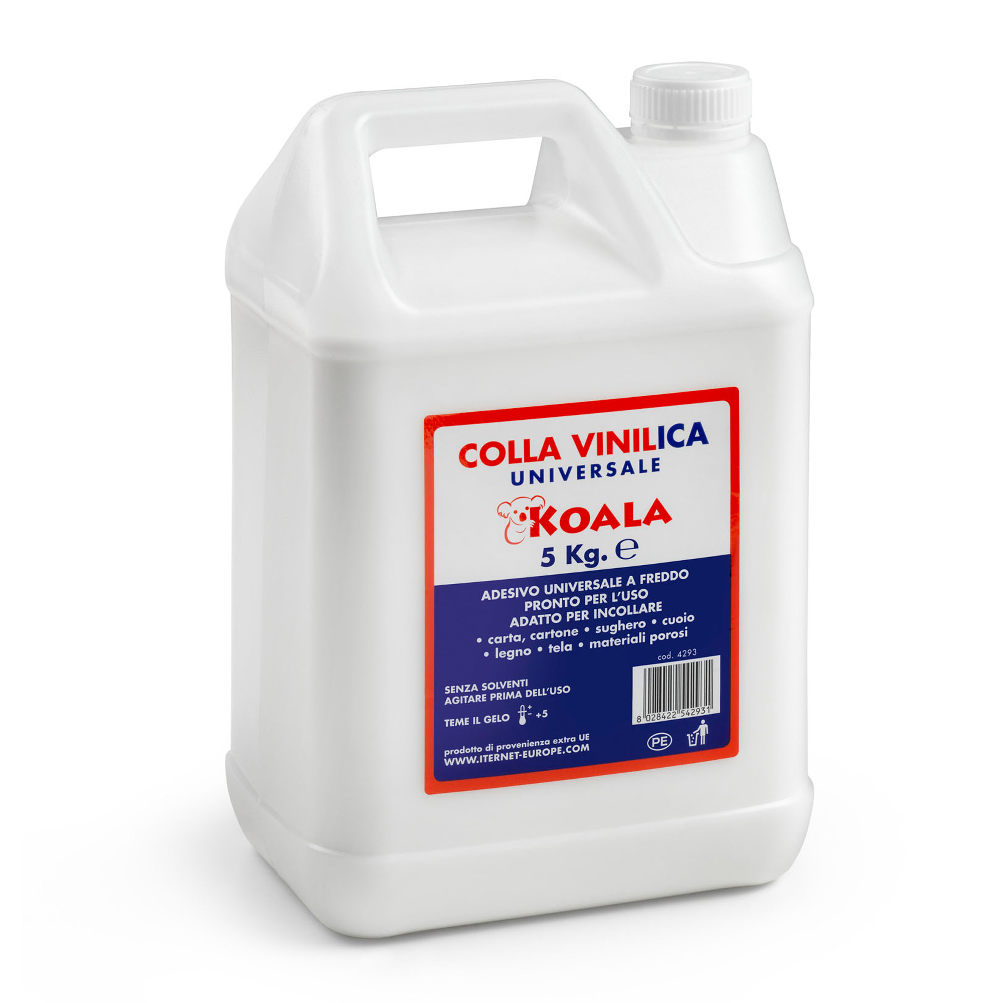 Colla vinilica universale - 5 kg - bianco …