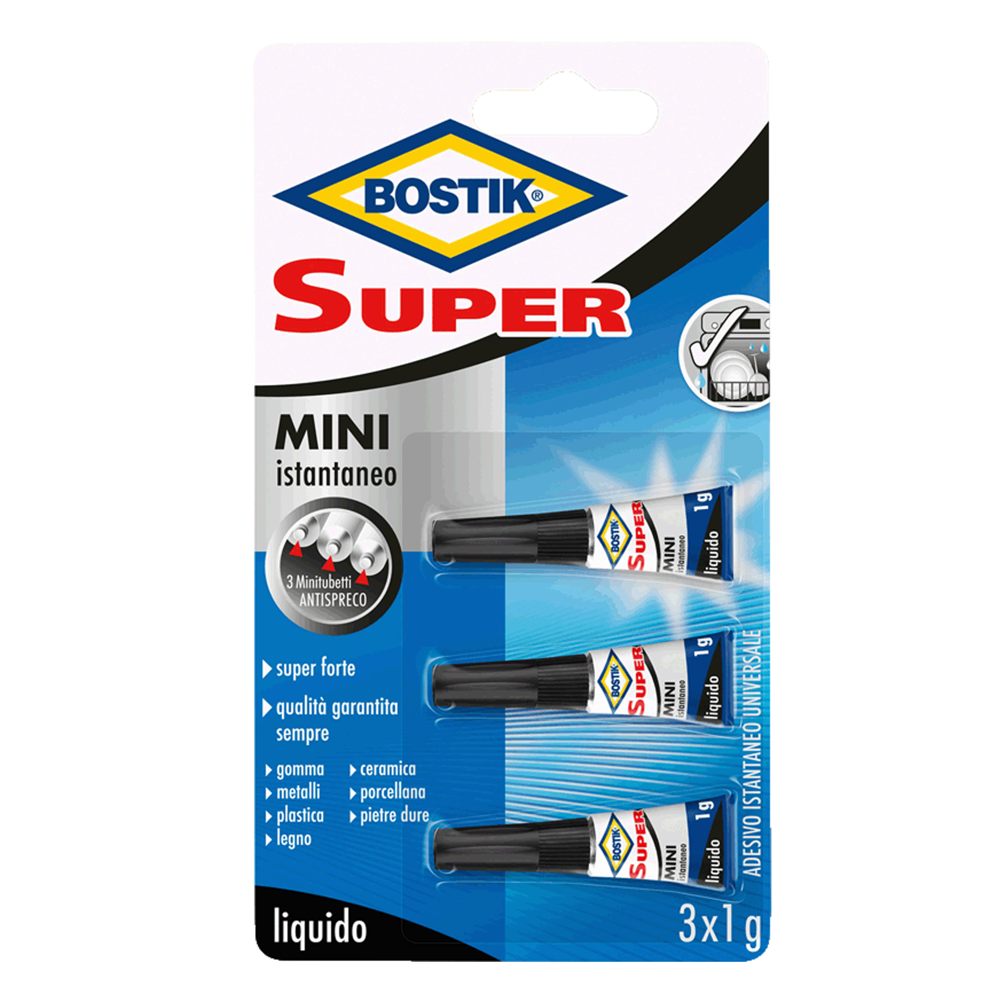 Colla istantanea universale - Super Mini blister - …