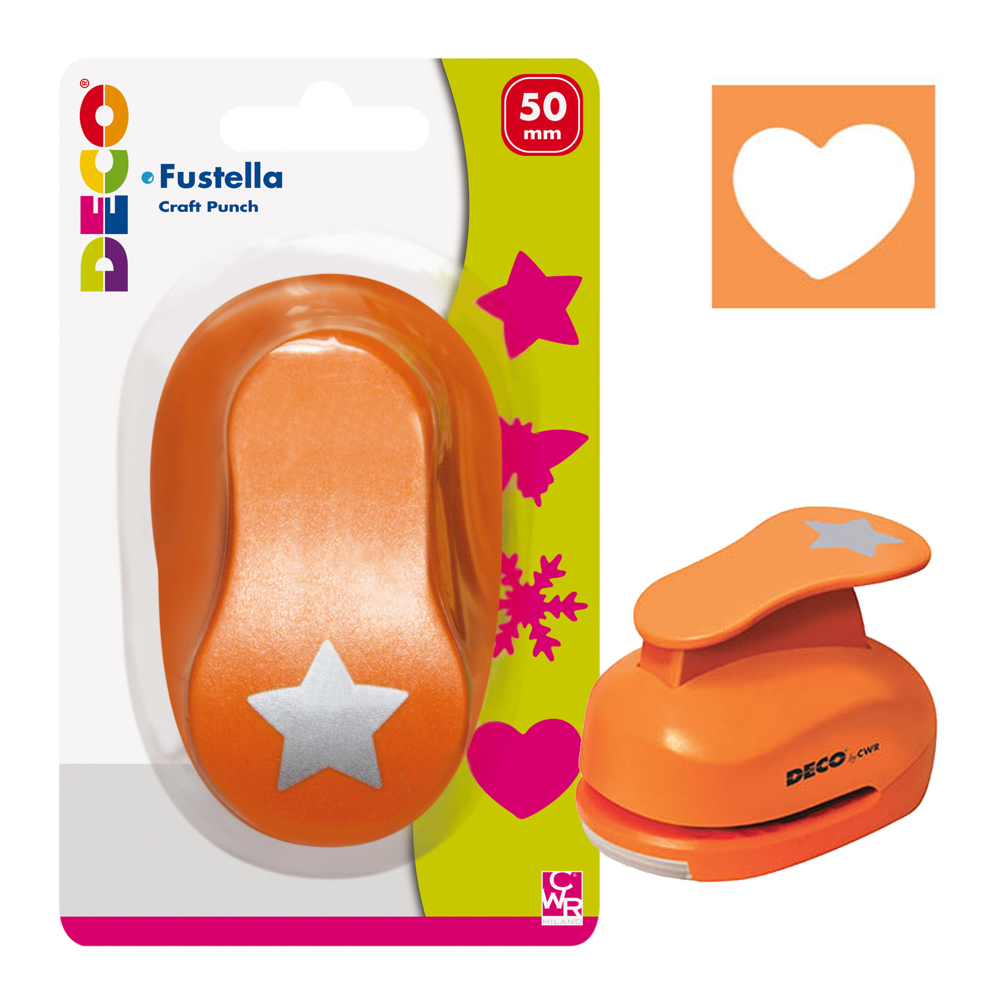 Fustella - motivo cuore - dim. sagoma 50 …