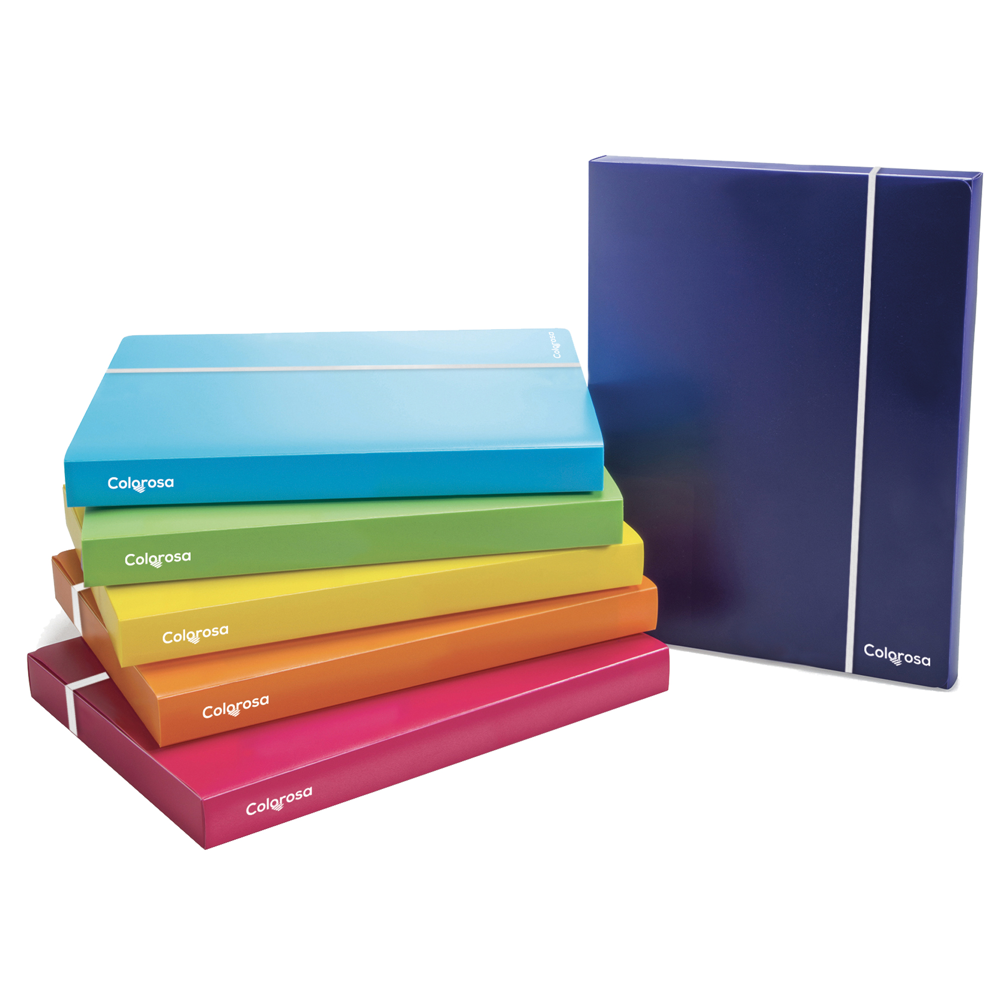 Cartella con elastico - PPL - colori assortiti …