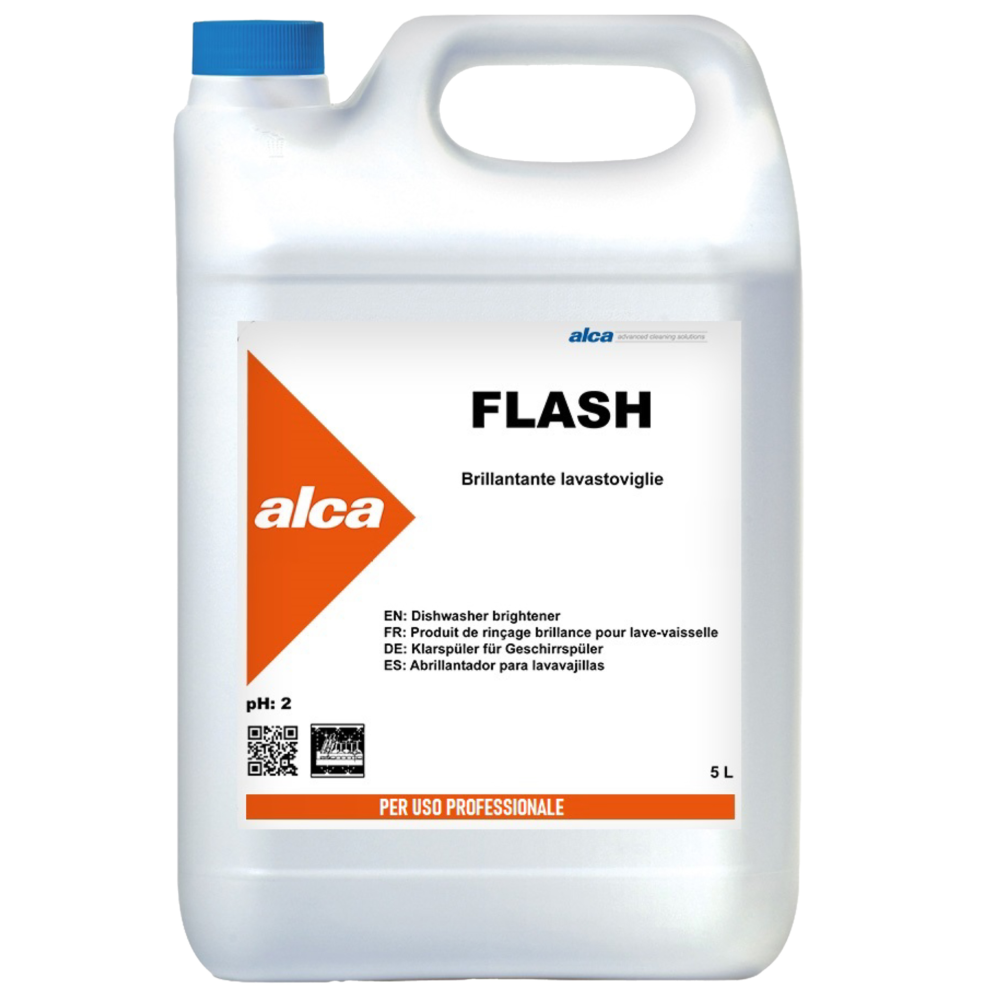Brillantante lavastoviglie flash - tanica 5 litri - …