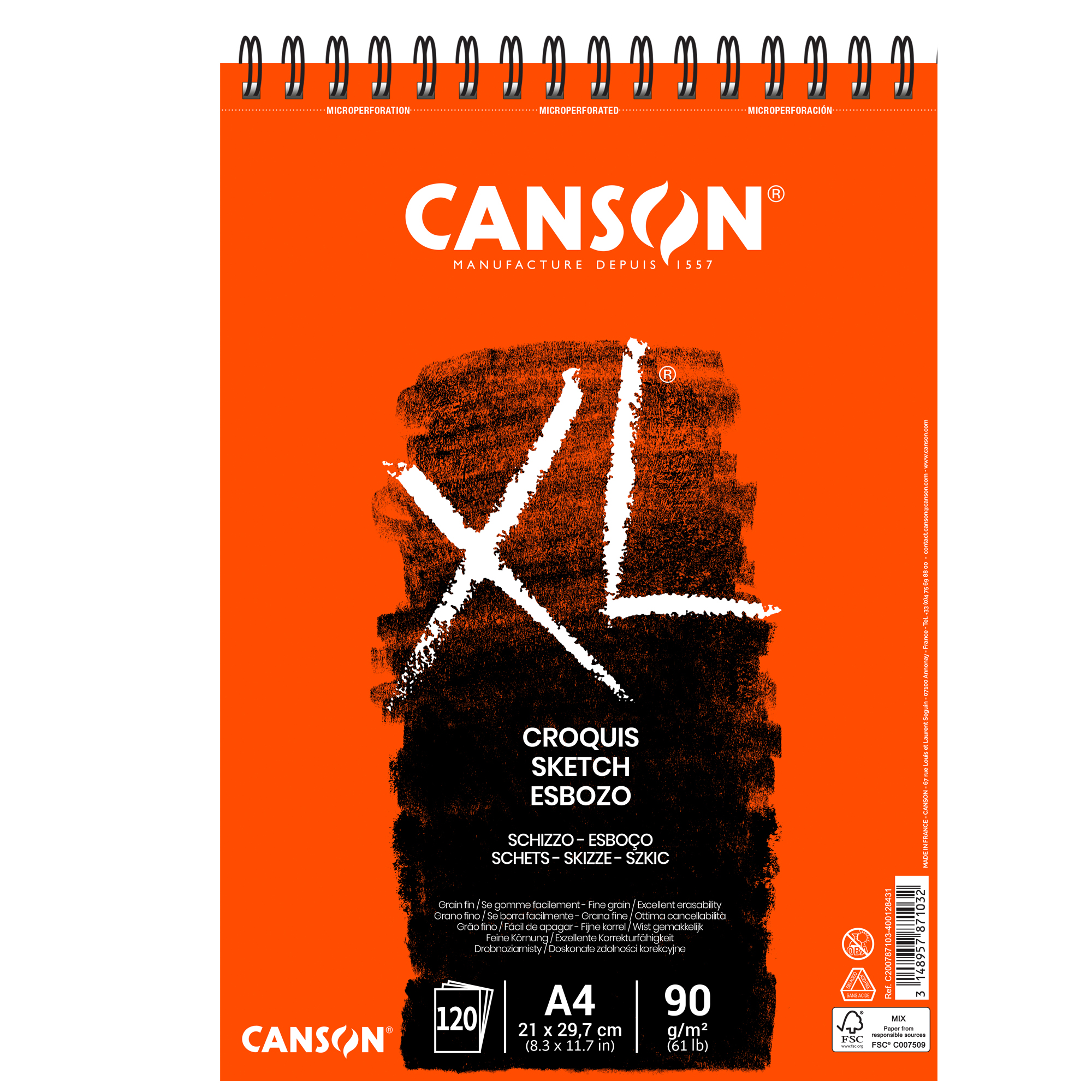 Album XL Croquis - A4 - 90 gr …