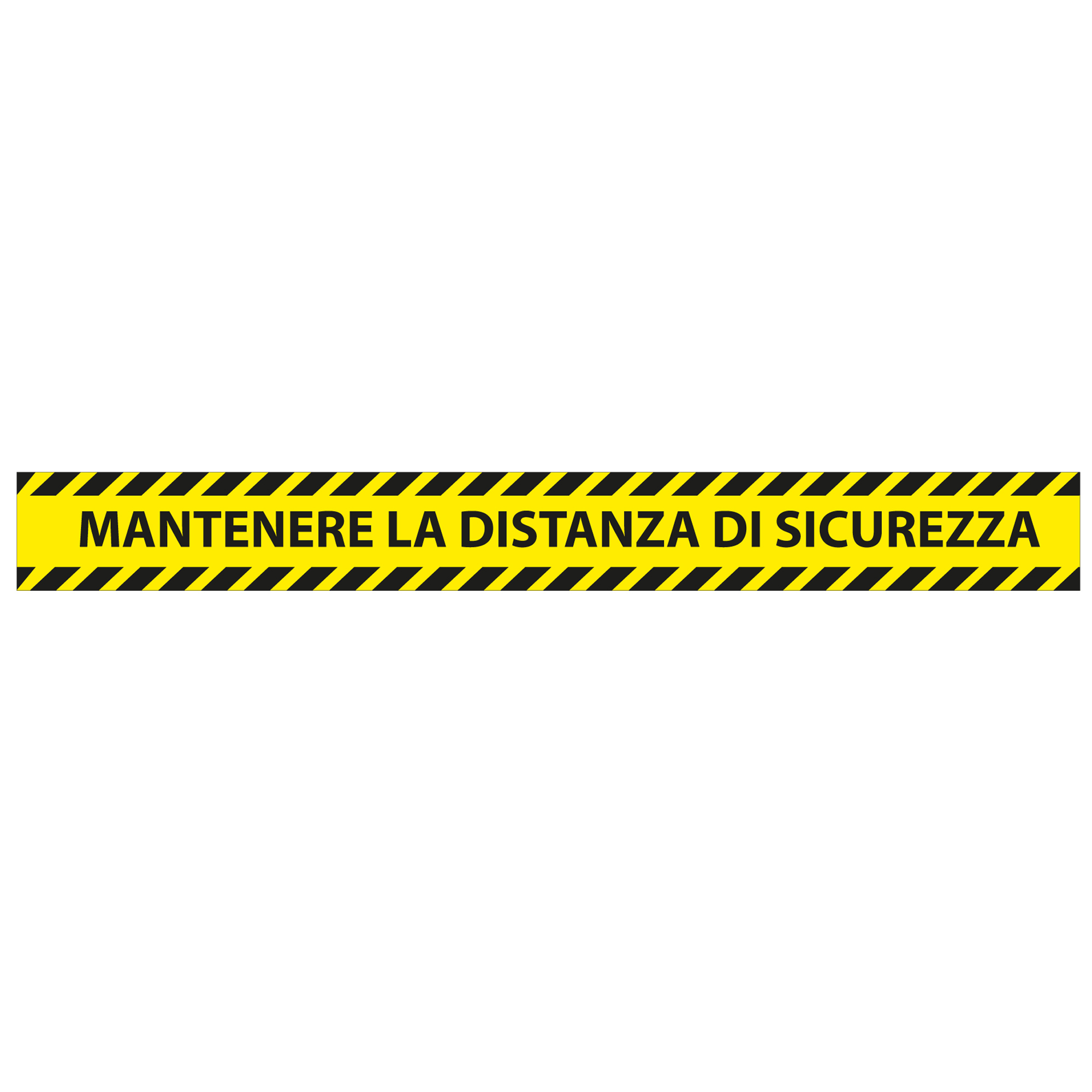 Adesivo da terra - "mantenere la distanza di …