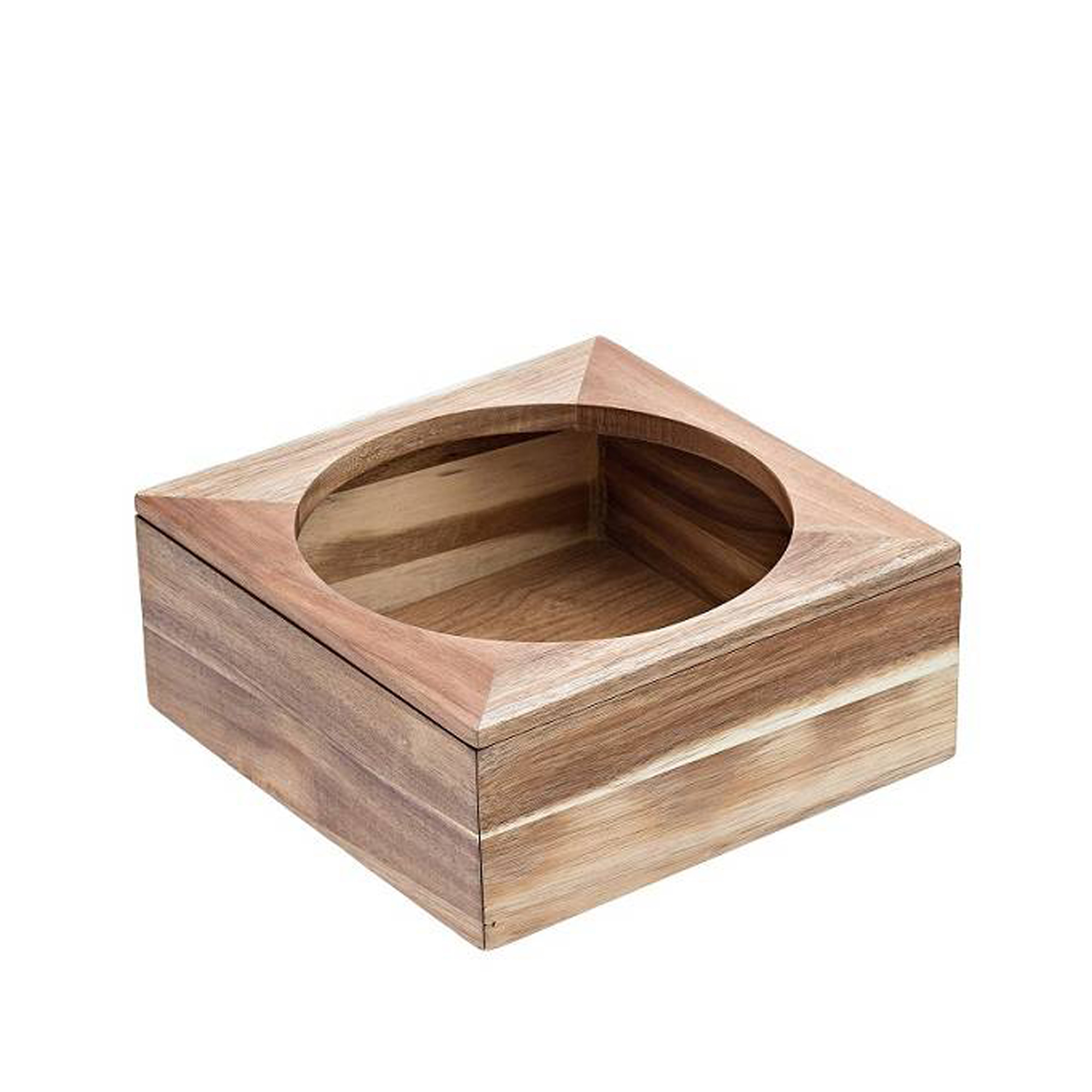 Supporto per ciotola - in bamboo - 26x26x11 …