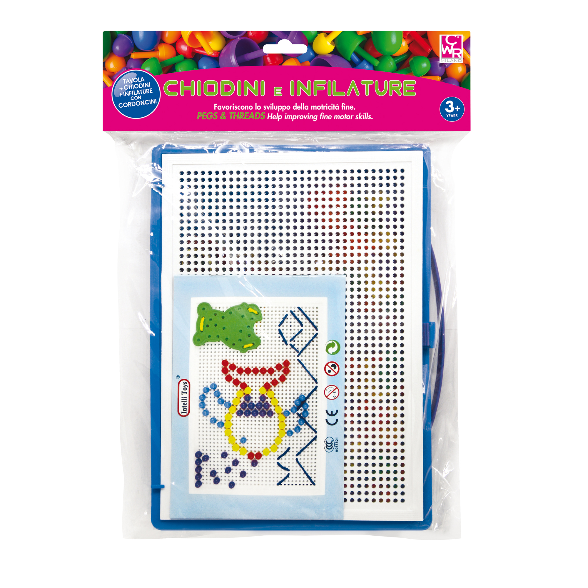 Set chiodini e infilature in plastica - colori …