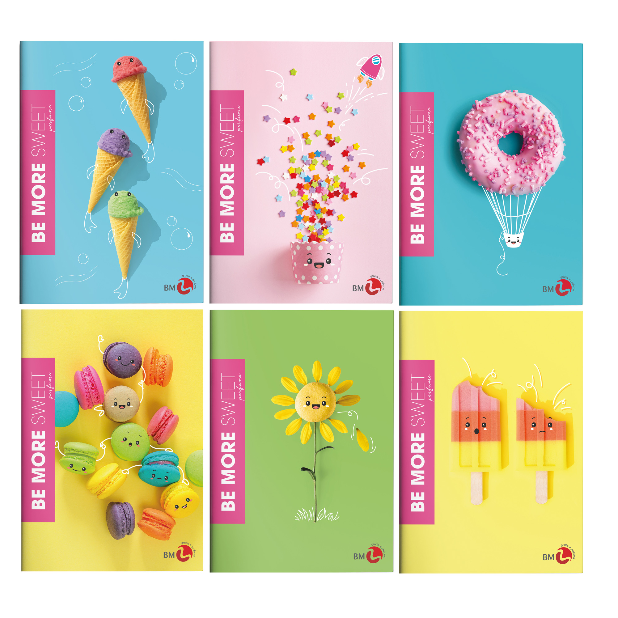 Maxiquaderno Be More Sweet - A4 - rigo …