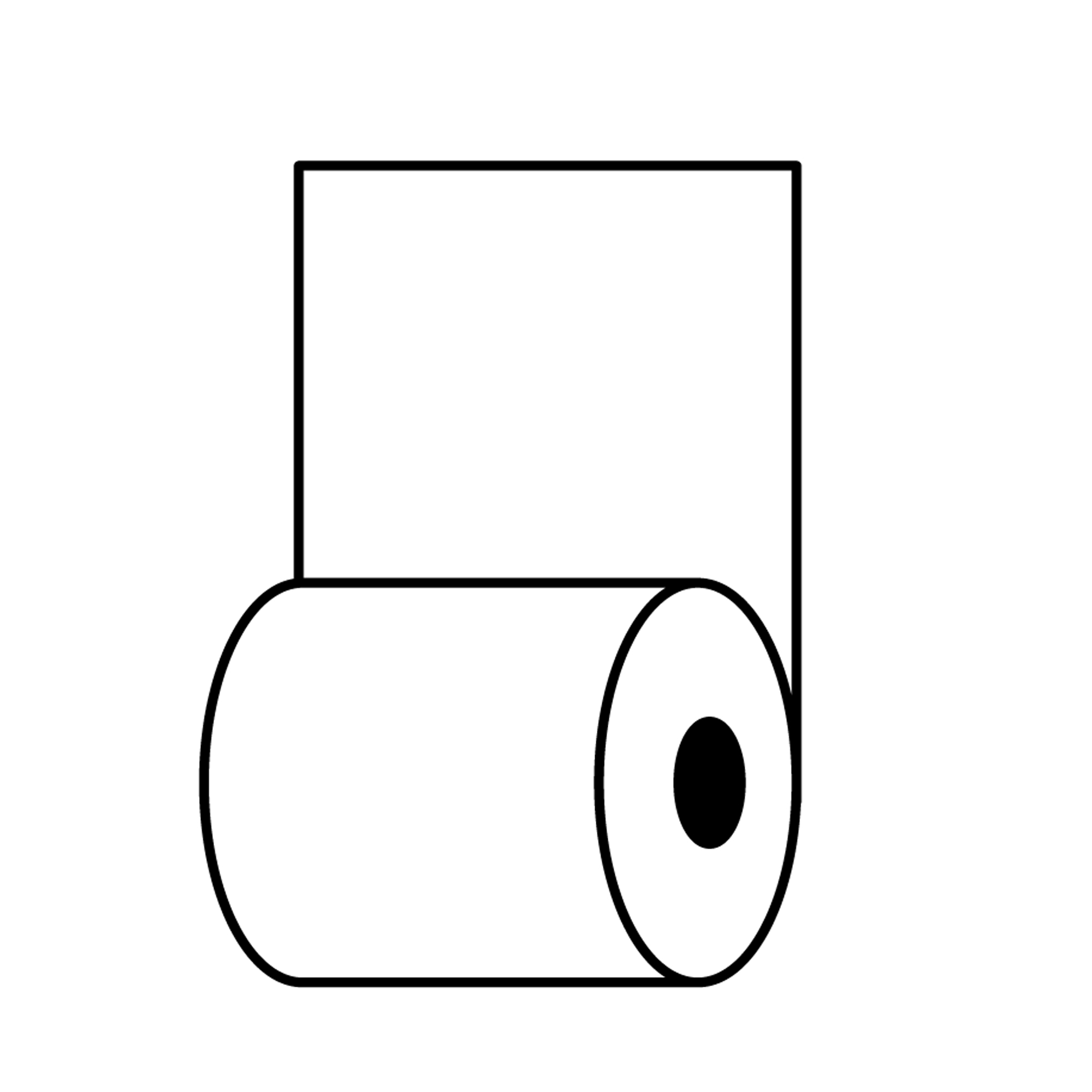 Rotolo per distributore self service - 59,5 mm …