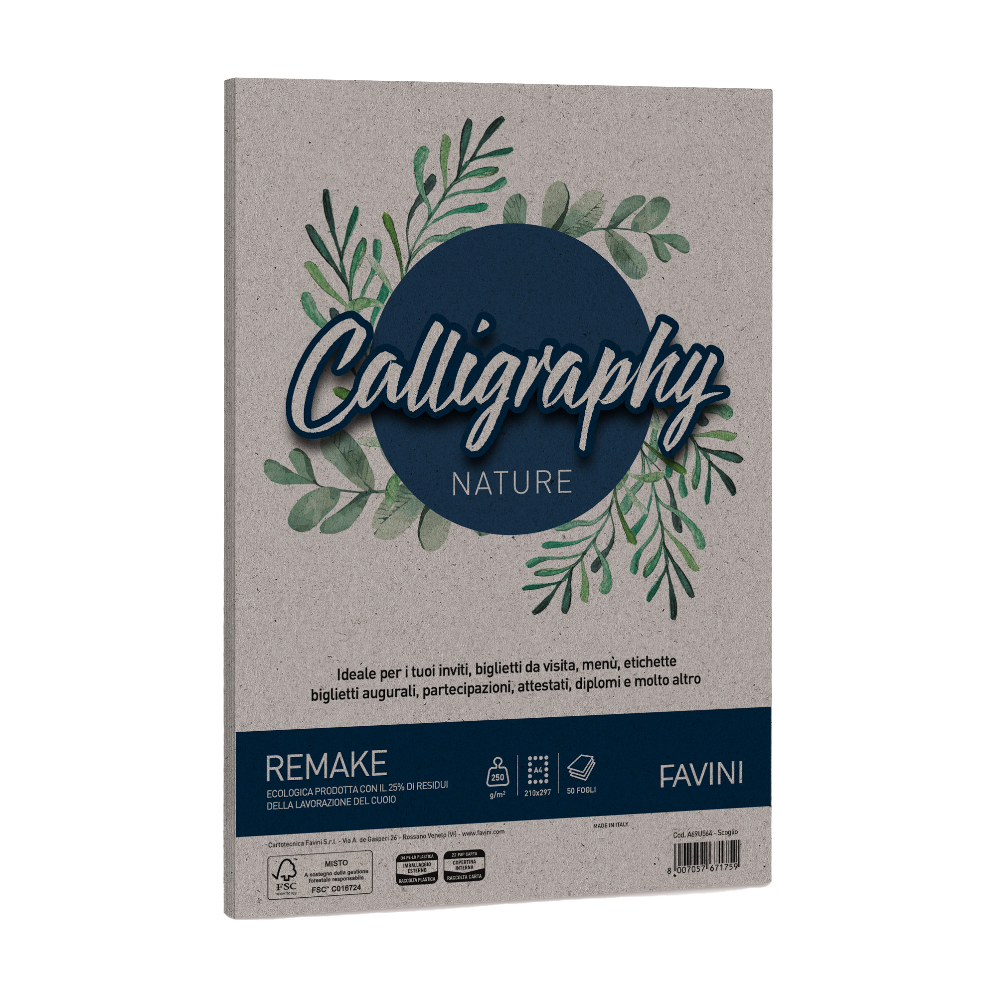 Carta Calligraphy Nature Remake - A4 - 250 …