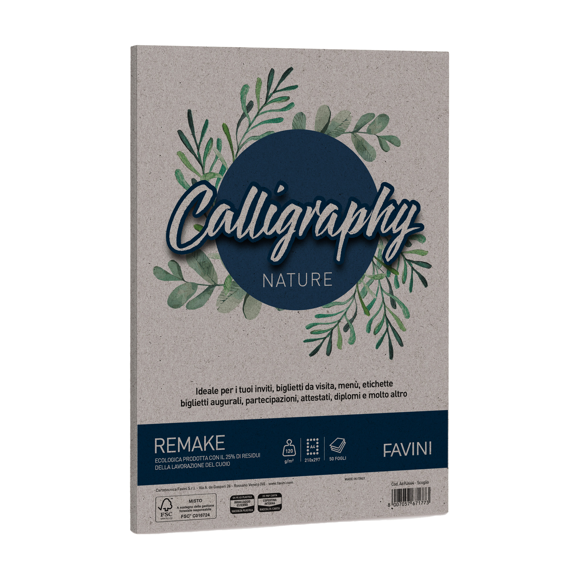 Carta Calligraphy Nature Remake - A4 - 120 …